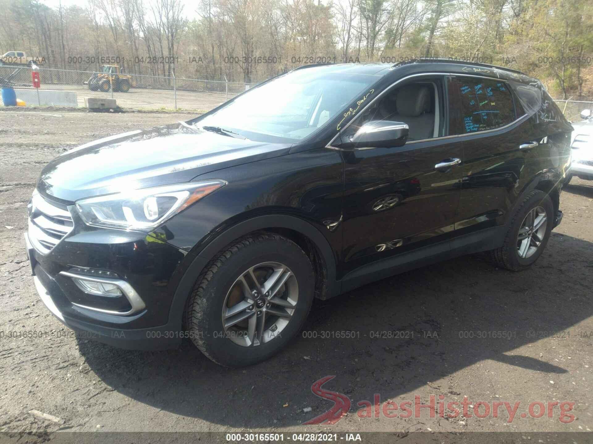 5NMZUDLBXHH033180 2017 HYUNDAI SANTA FE SPORT