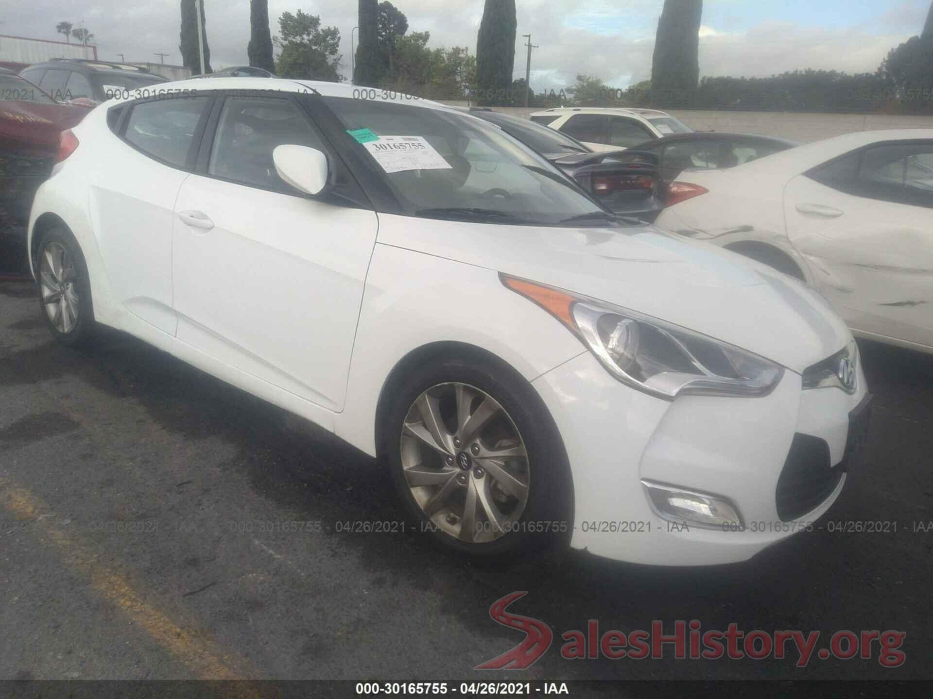 KMHTC6AD4HU309222 2017 HYUNDAI VELOSTER