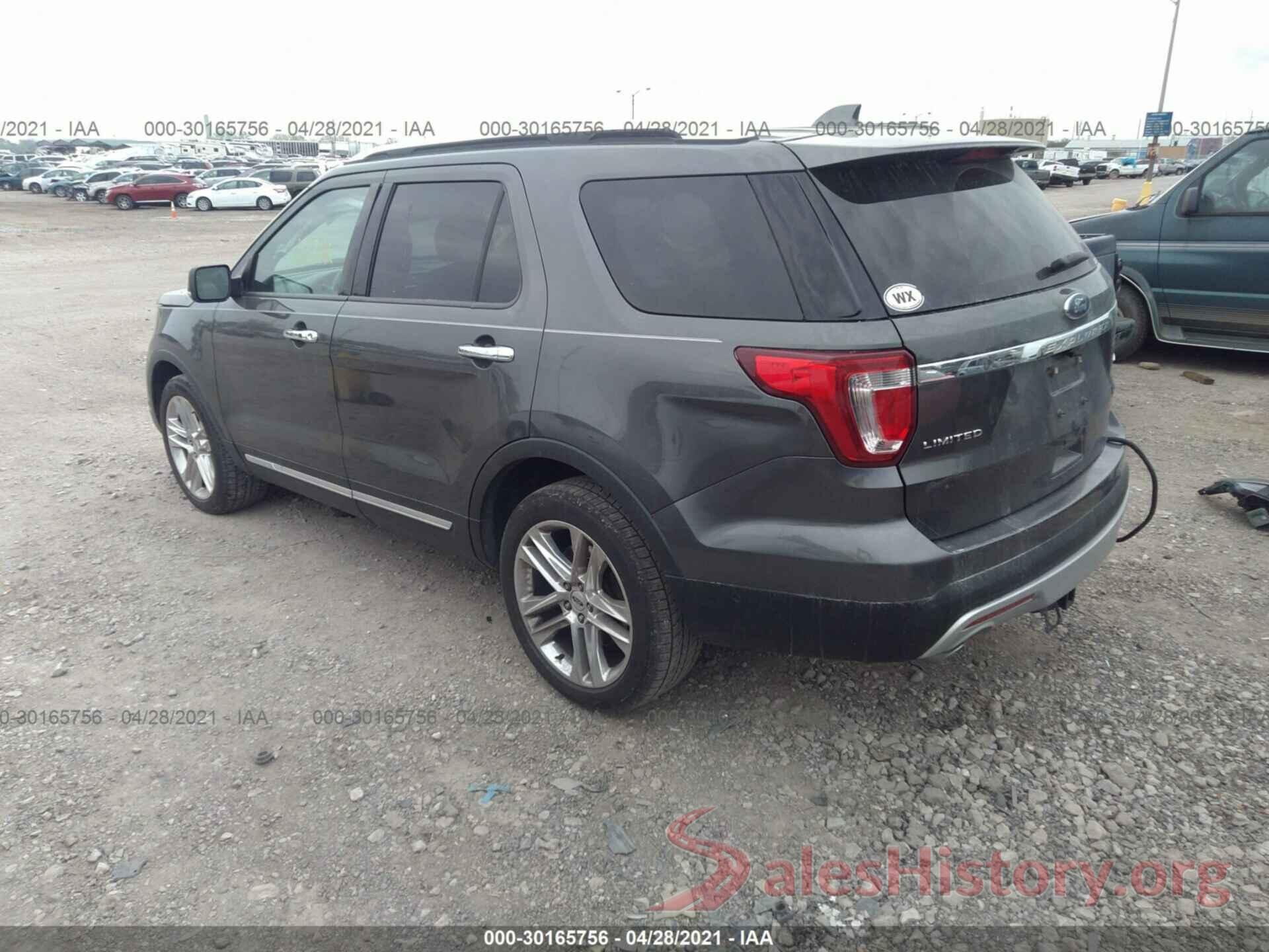 1FM5K8F86HGB61401 2017 FORD EXPLORER