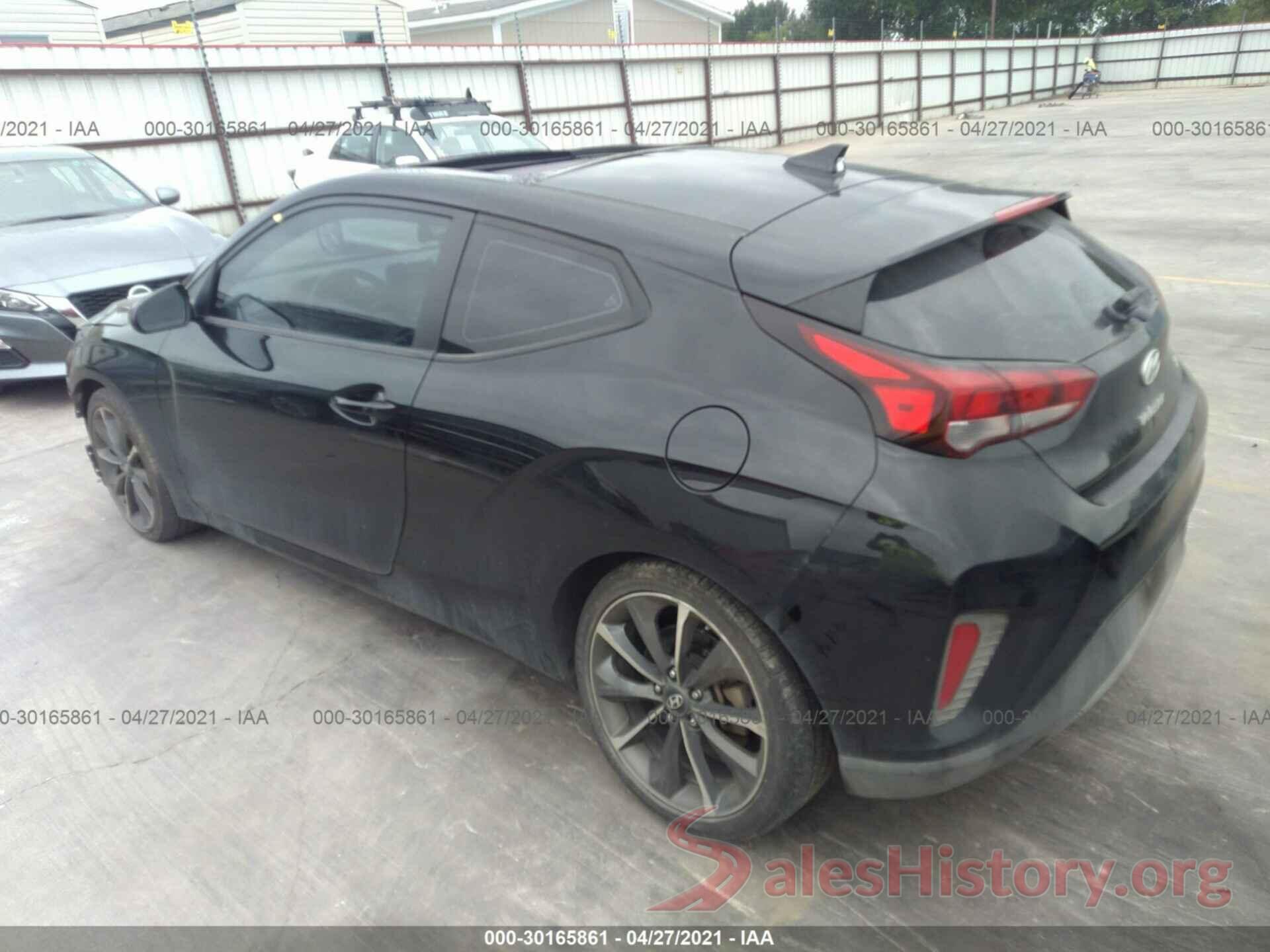 KMHTG6AF1KU009599 2019 HYUNDAI VELOSTER