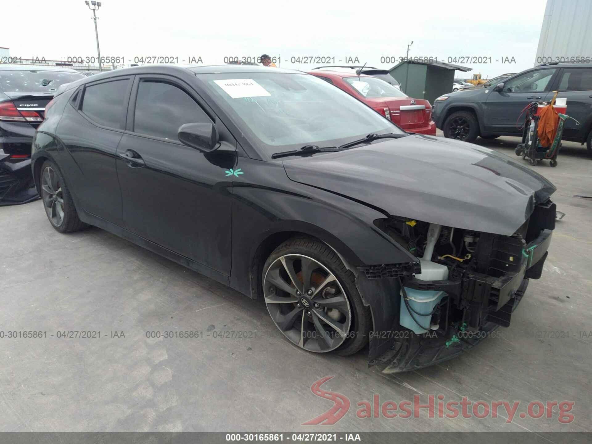 KMHTG6AF1KU009599 2019 HYUNDAI VELOSTER