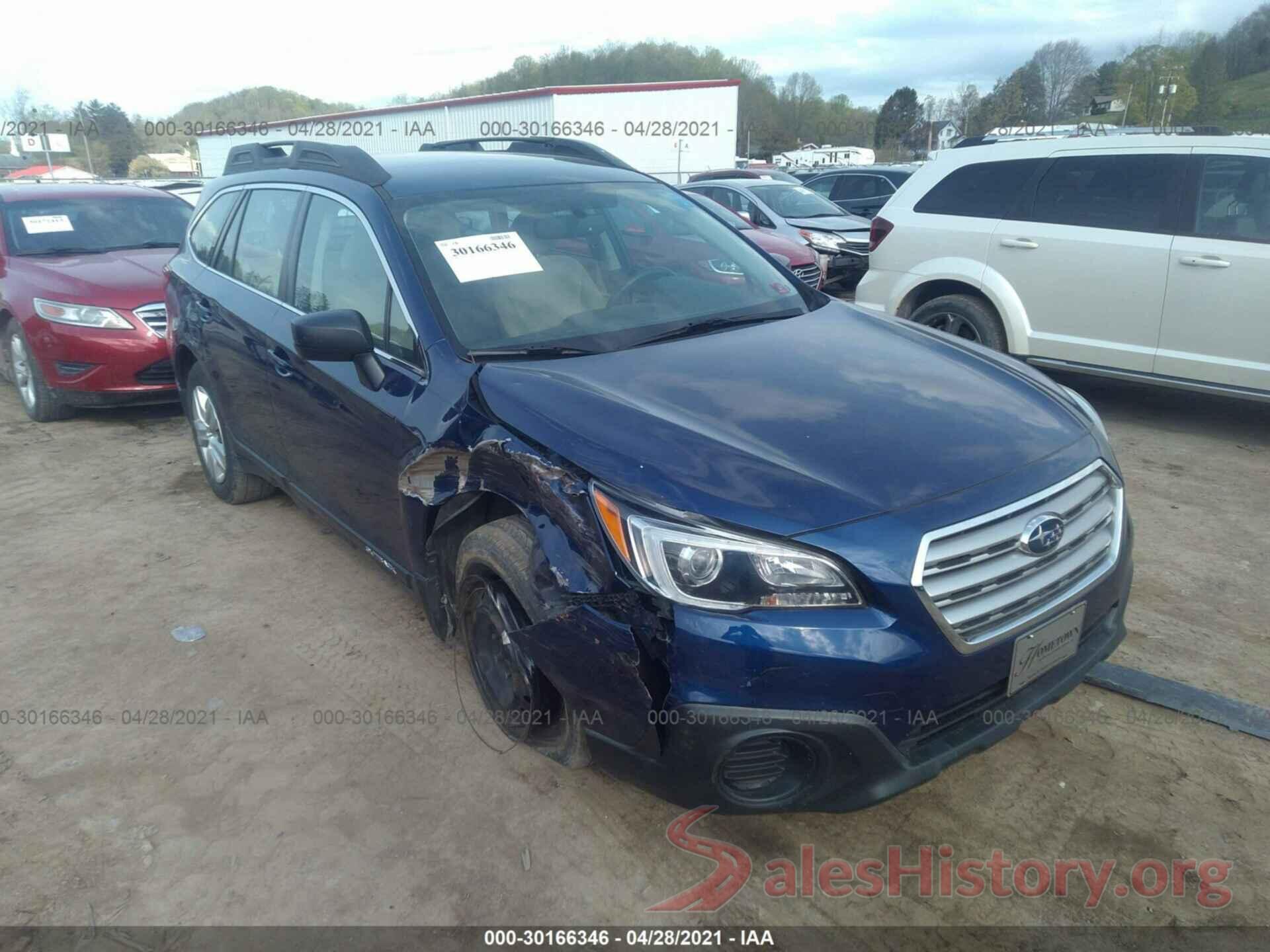 4S4BSAAC4G3338927 2016 SUBARU OUTBACK