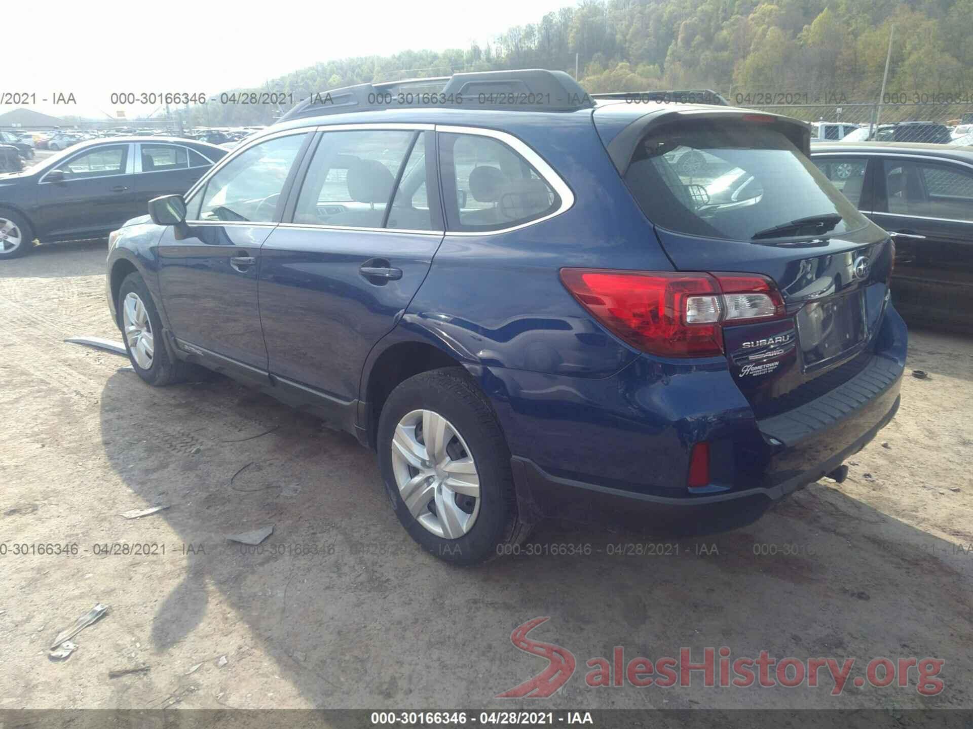 4S4BSAAC4G3338927 2016 SUBARU OUTBACK