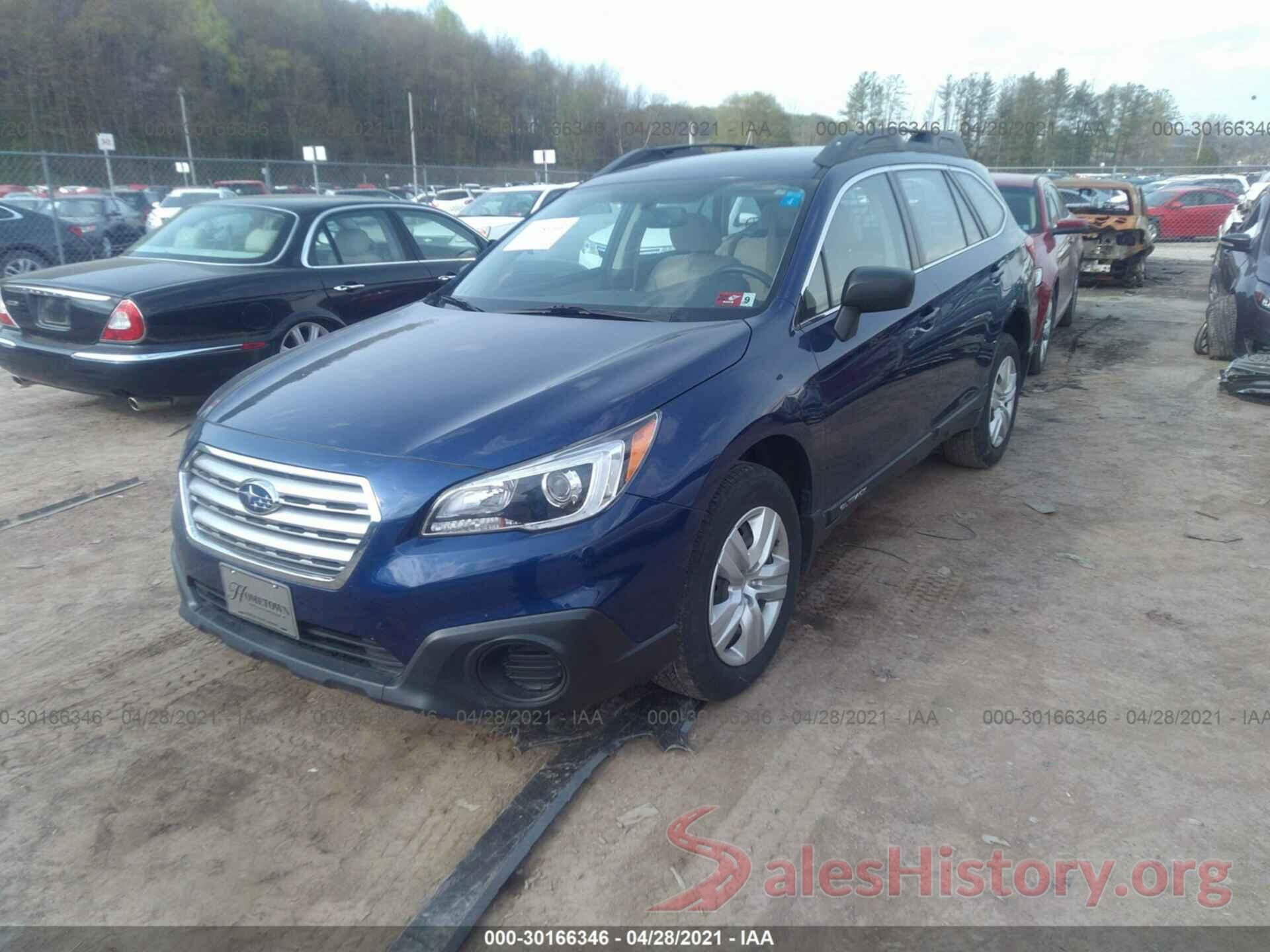 4S4BSAAC4G3338927 2016 SUBARU OUTBACK