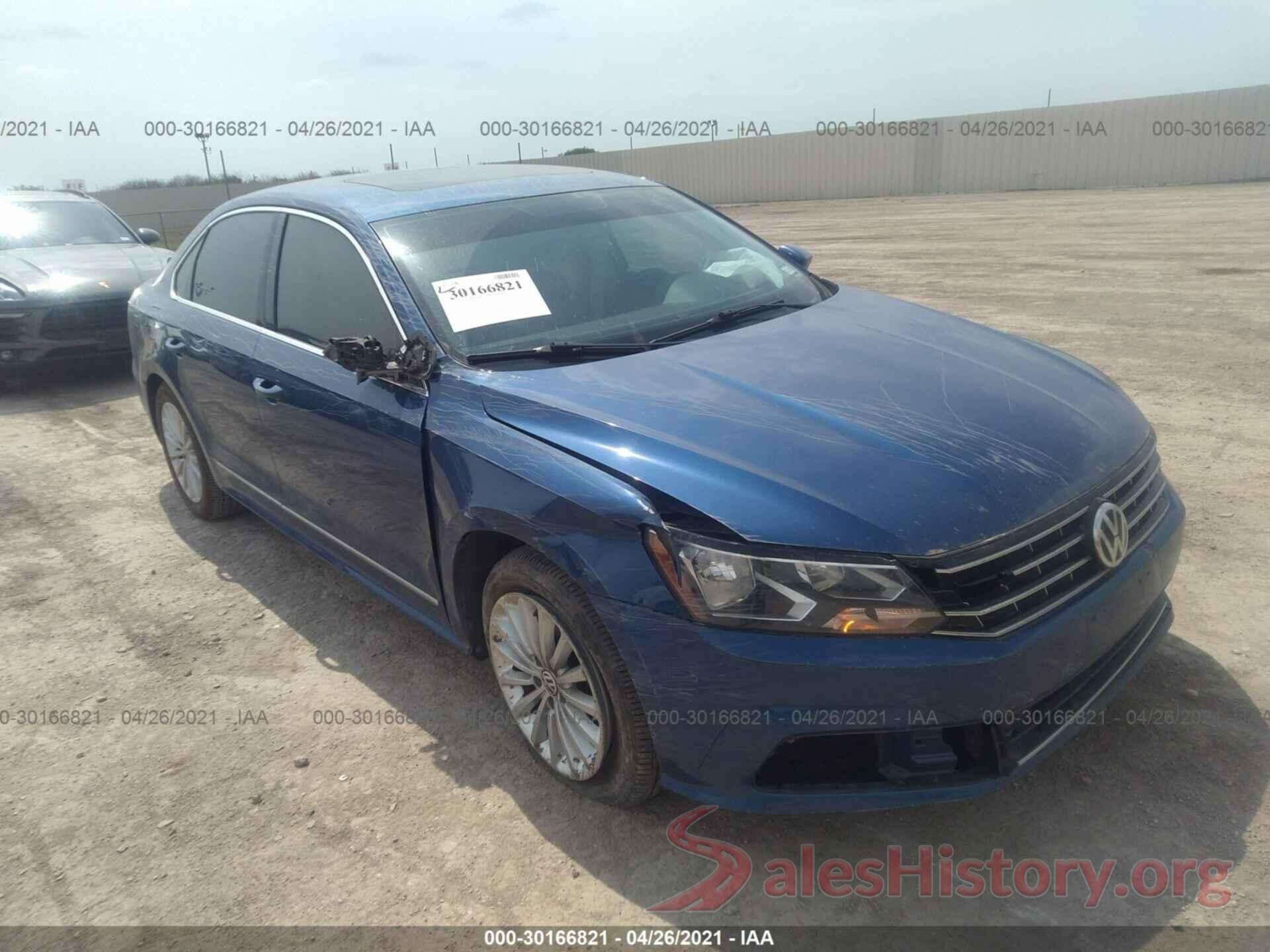 1VWBS7A39GC060191 2016 VOLKSWAGEN PASSAT