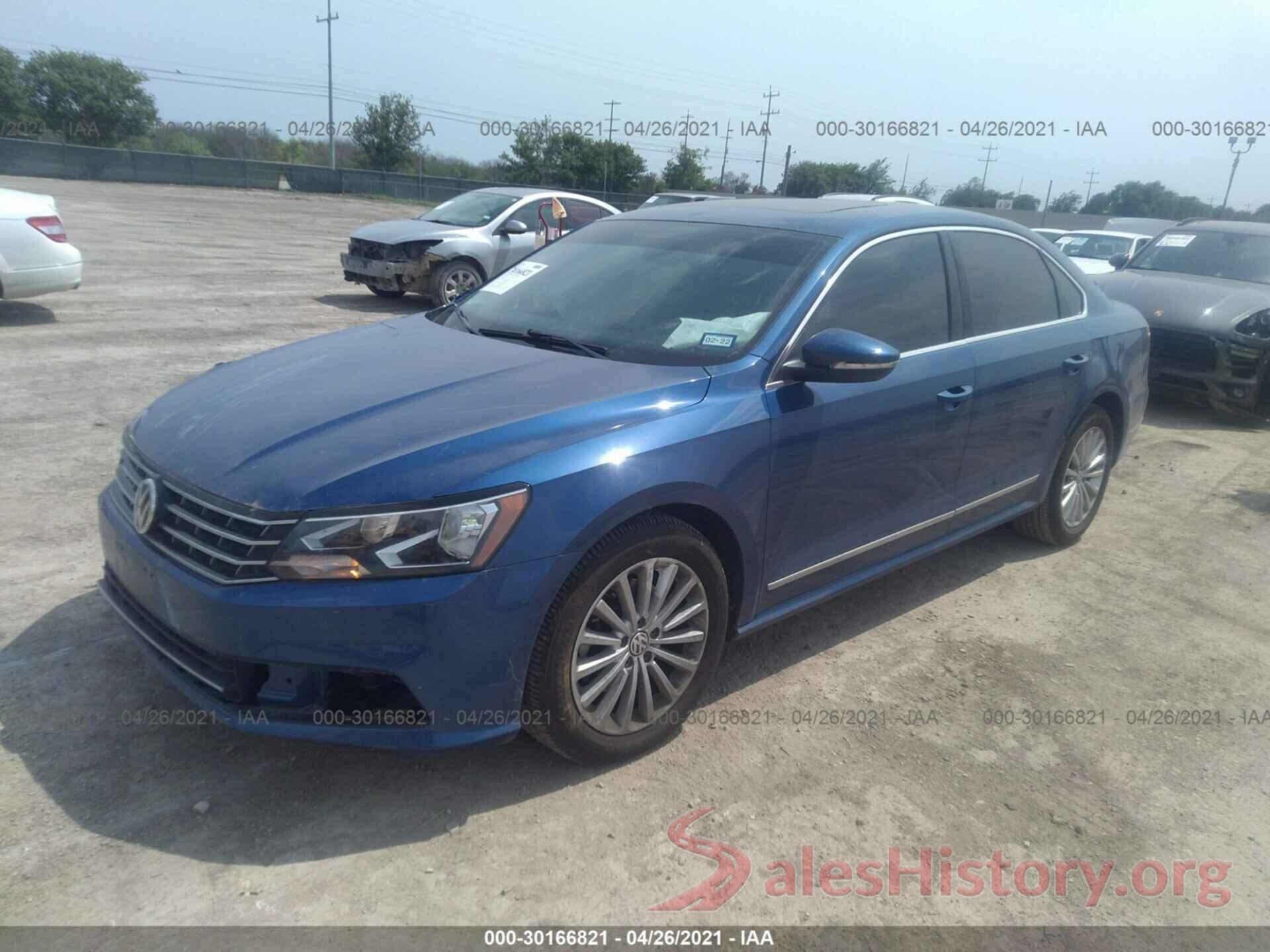 1VWBS7A39GC060191 2016 VOLKSWAGEN PASSAT