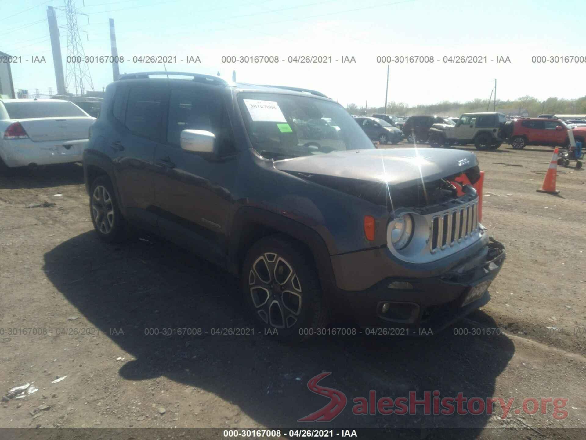 ZACCJADT6GPD13126 2016 JEEP RENEGADE