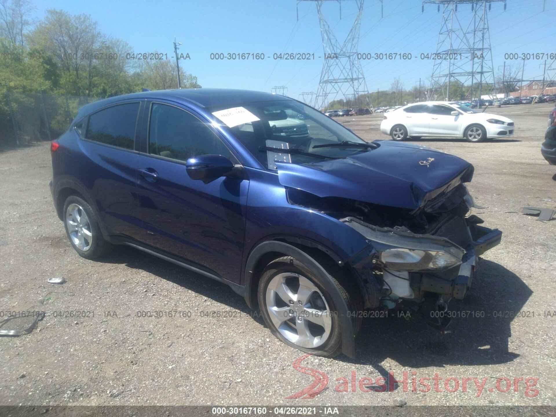 3CZRU6H51GM712923 2016 HONDA HR-V