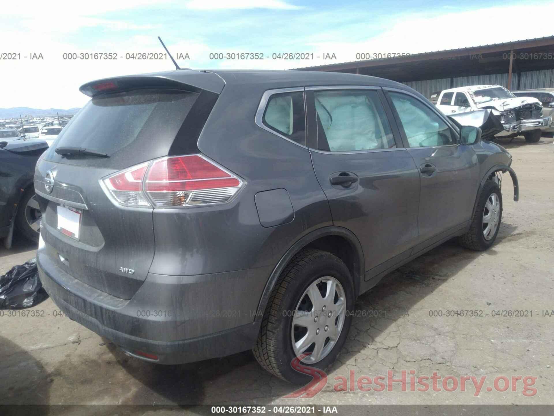 5N1AT2MV9GC801284 2016 NISSAN ROGUE