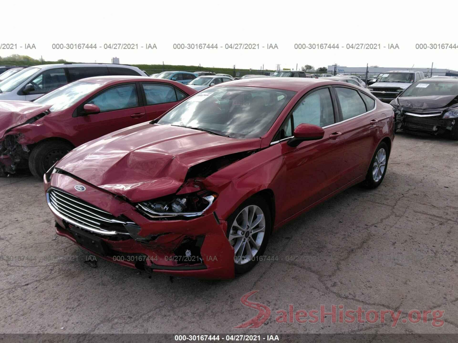 3FA6P0HD3LR123136 2020 FORD FUSION