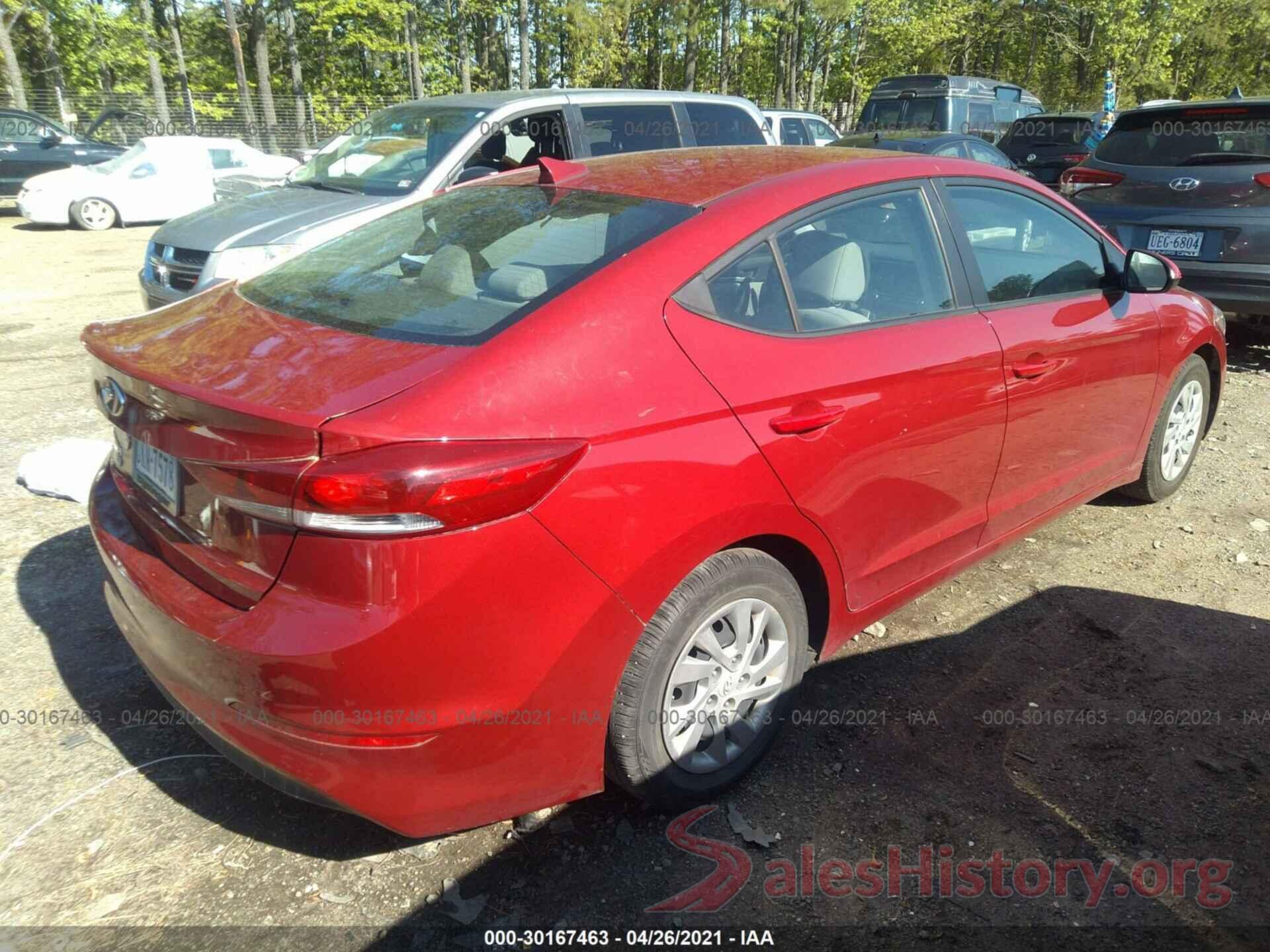 KMHD74LF4HU362045 2017 HYUNDAI ELANTRA