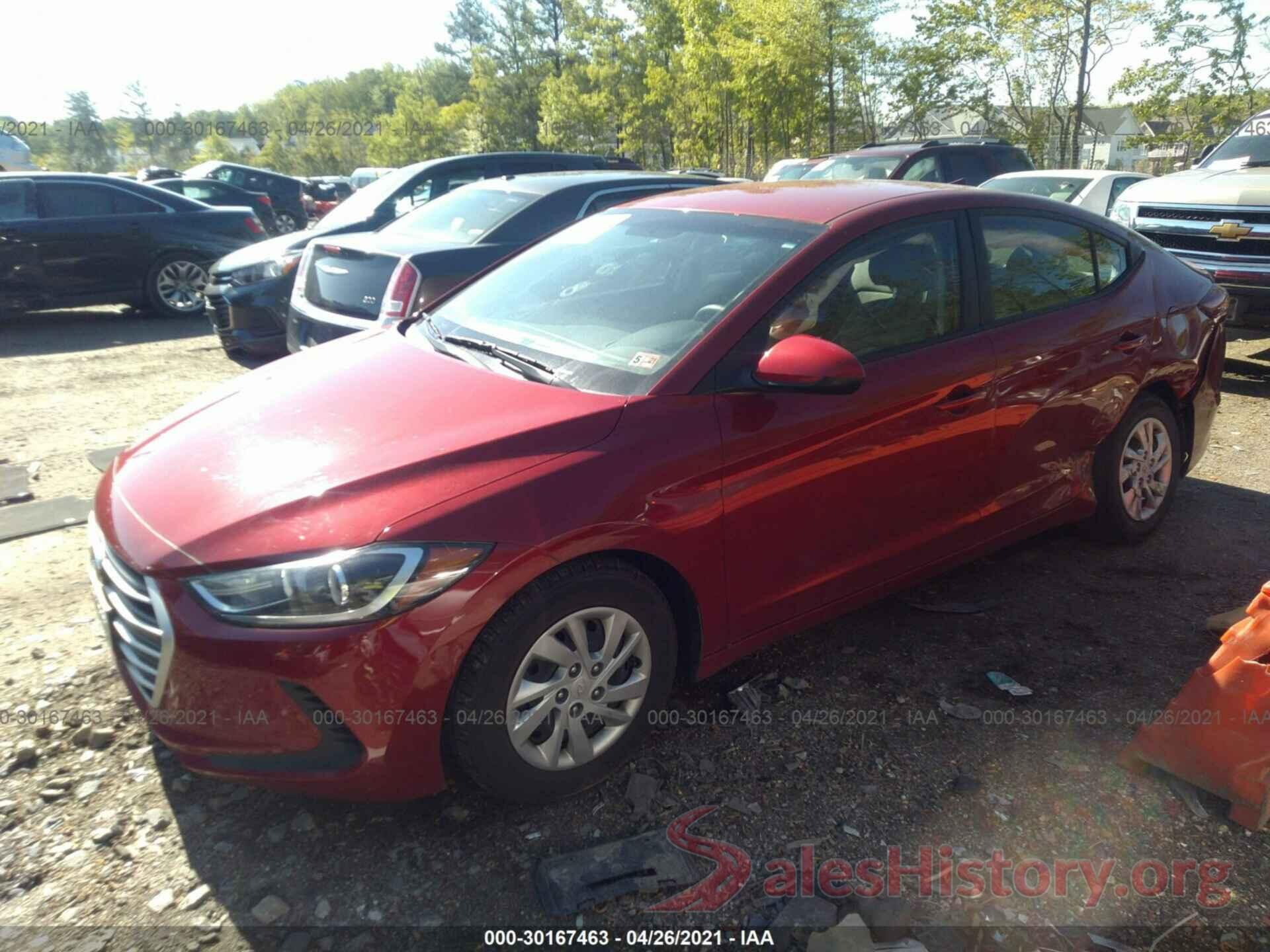 KMHD74LF4HU362045 2017 HYUNDAI ELANTRA