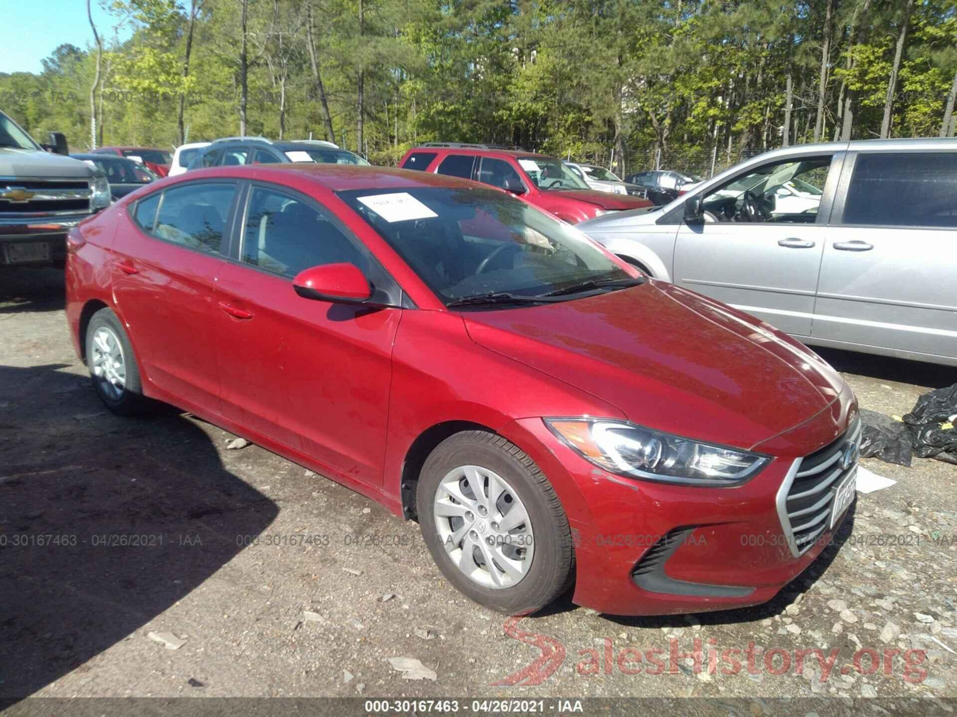 KMHD74LF4HU362045 2017 HYUNDAI ELANTRA