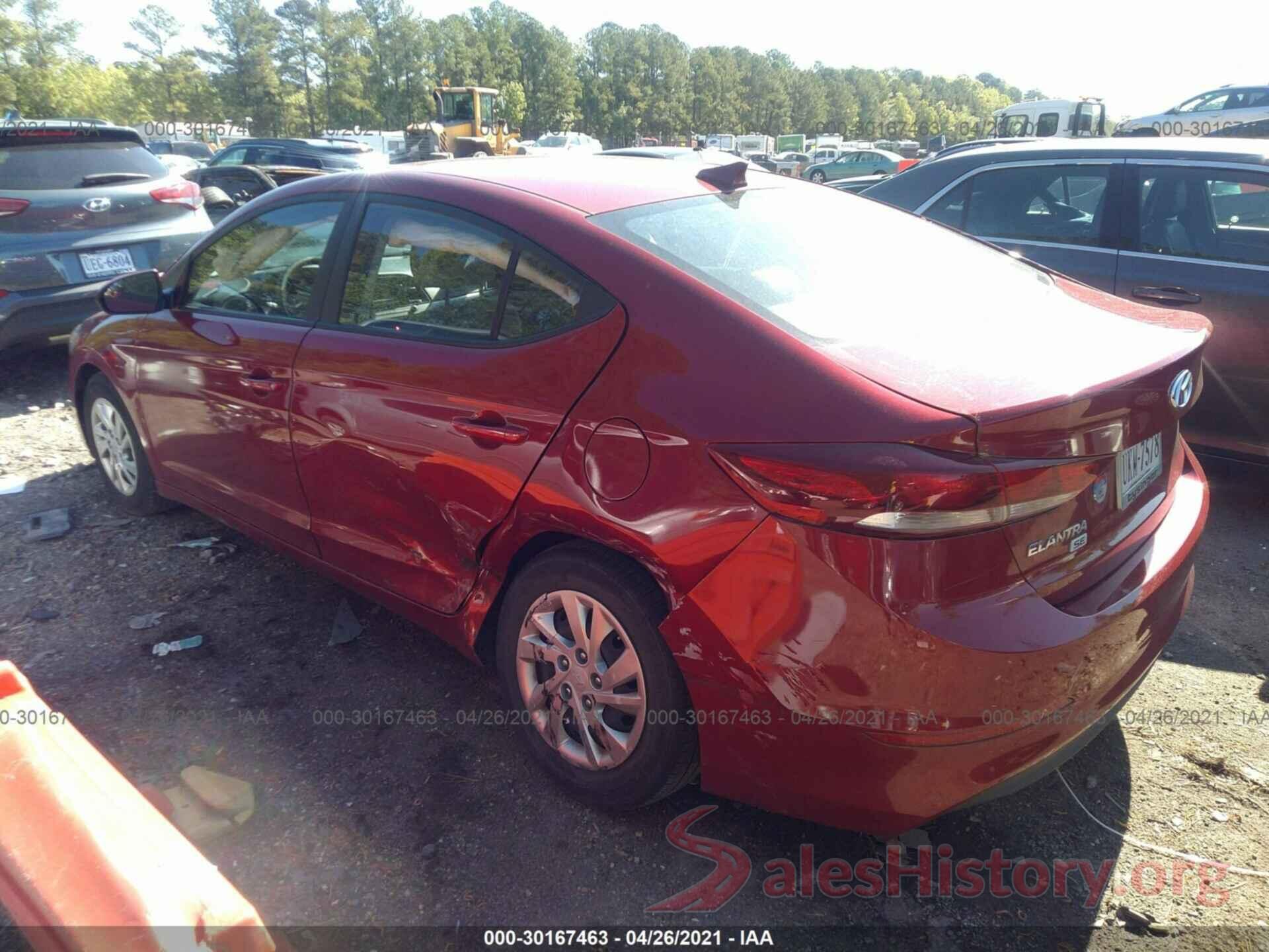 KMHD74LF4HU362045 2017 HYUNDAI ELANTRA