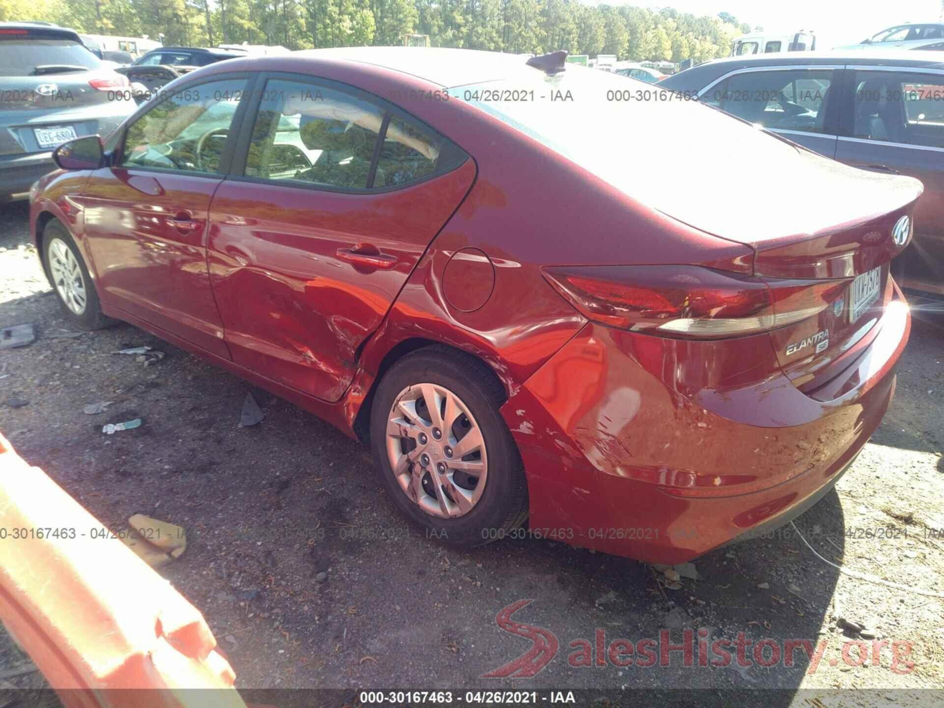 KMHD74LF4HU362045 2017 HYUNDAI ELANTRA