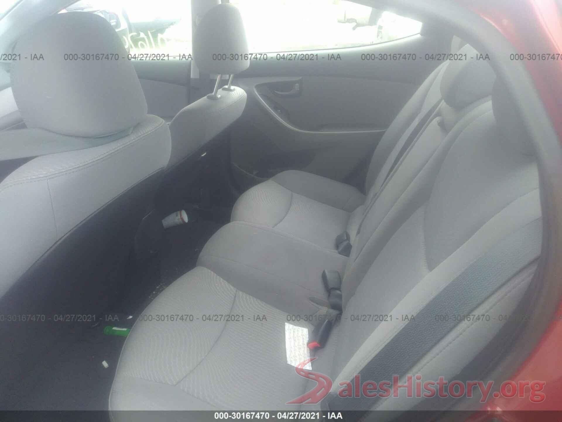 5NPDH4AE2GH753845 2016 HYUNDAI ELANTRA