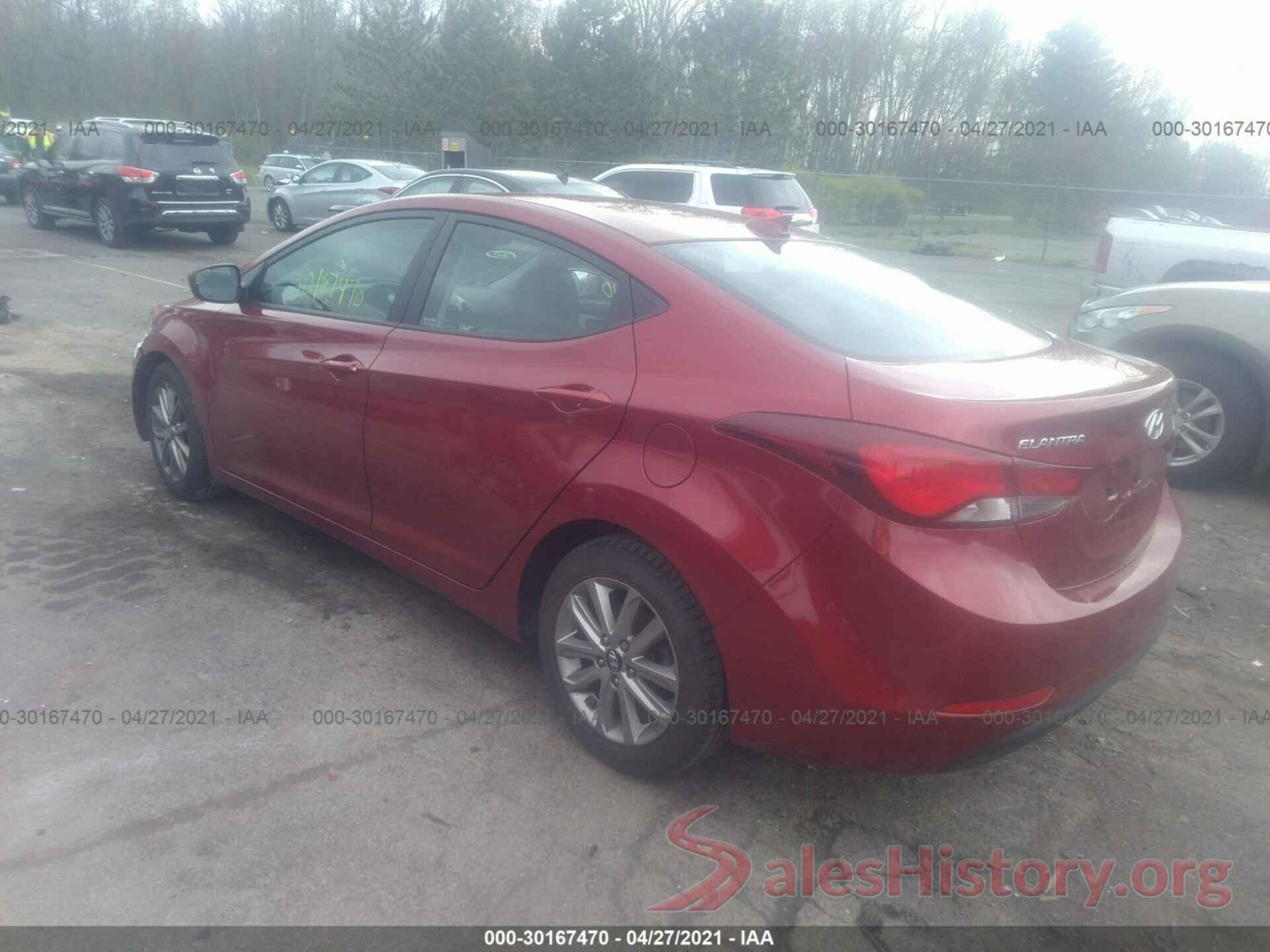 5NPDH4AE2GH753845 2016 HYUNDAI ELANTRA