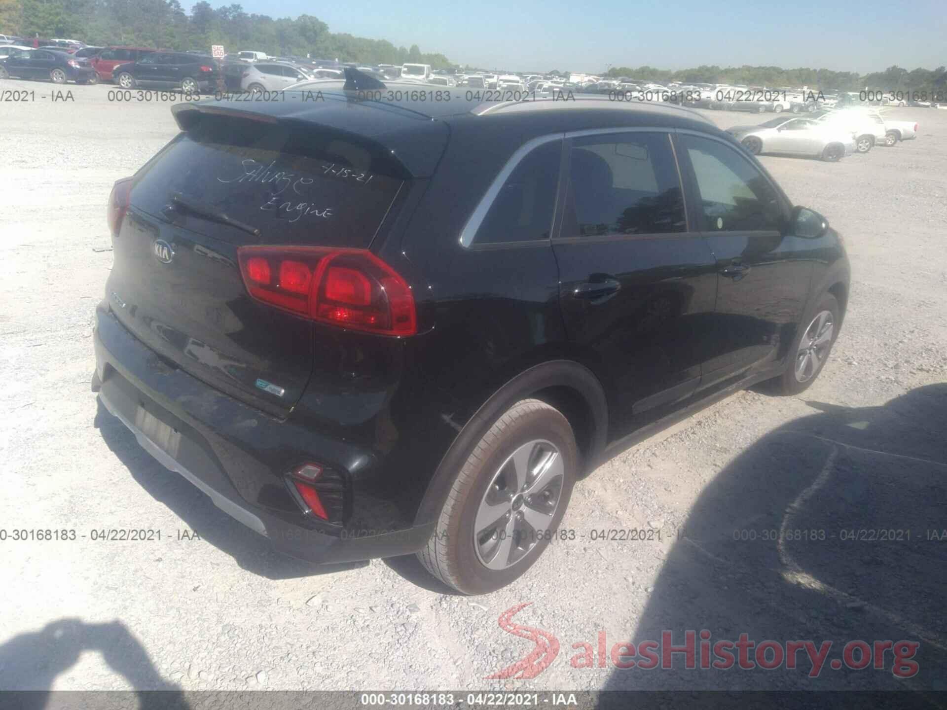 KNDCB3LC1L5366183 2020 KIA NIRO