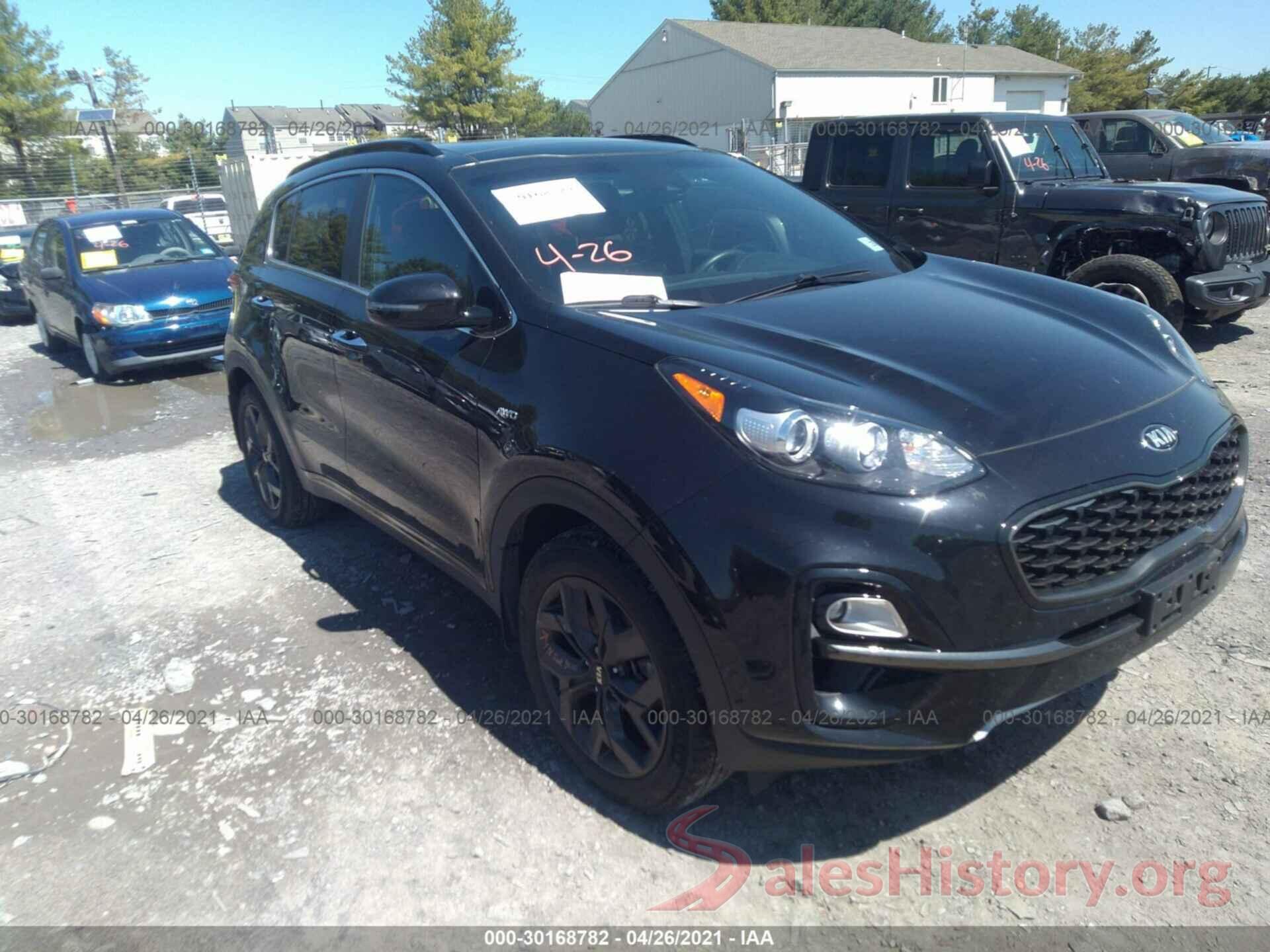 KNDP6CAC4L7690435 2020 KIA SPORTAGE