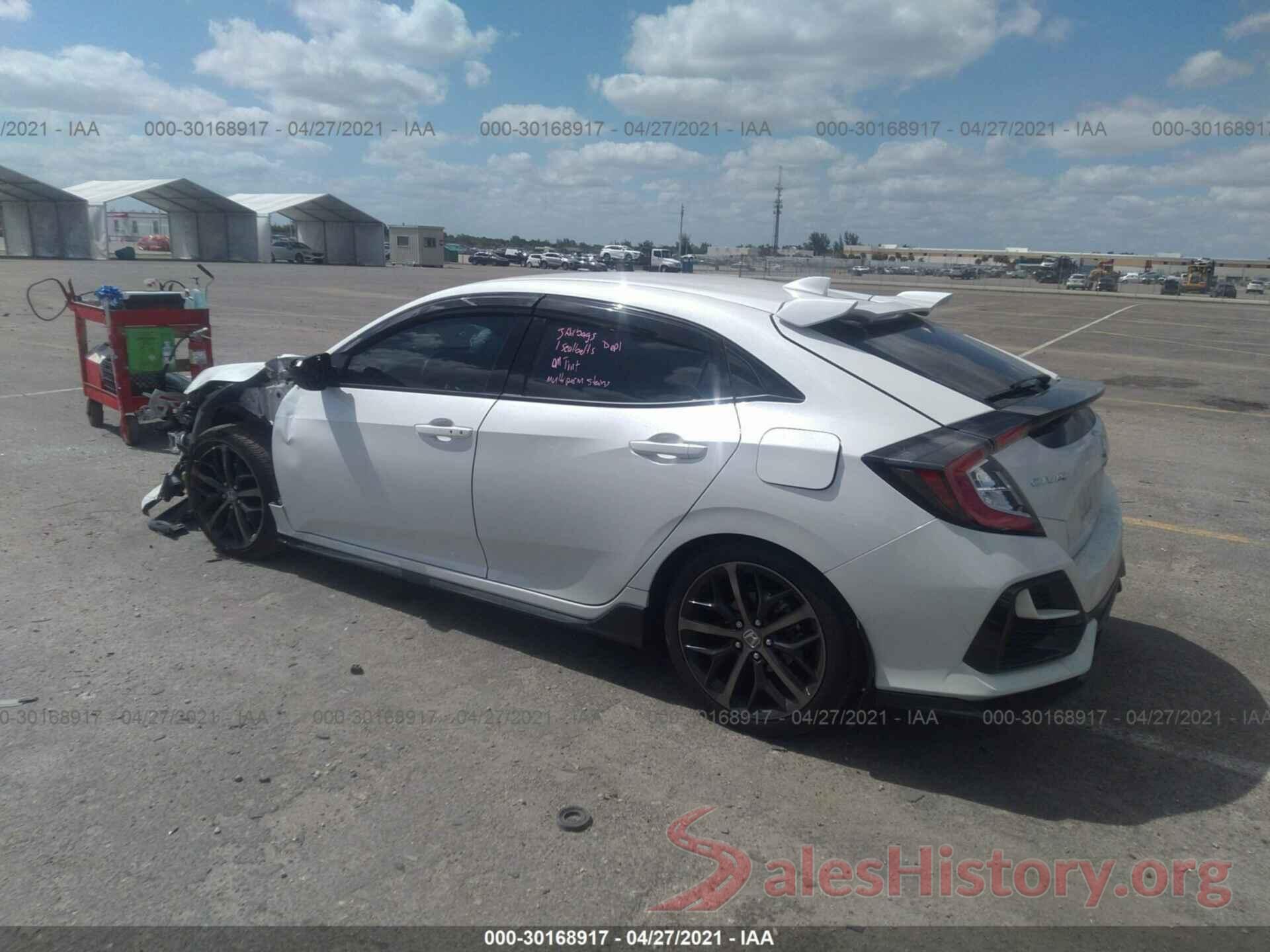 SHHFK7H41LU201334 2020 HONDA CIVIC HATCHBACK