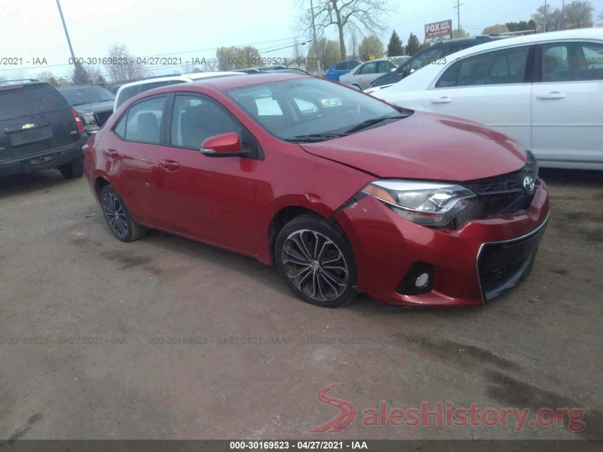 2T1BURHE9GC534440 2016 TOYOTA COROLLA