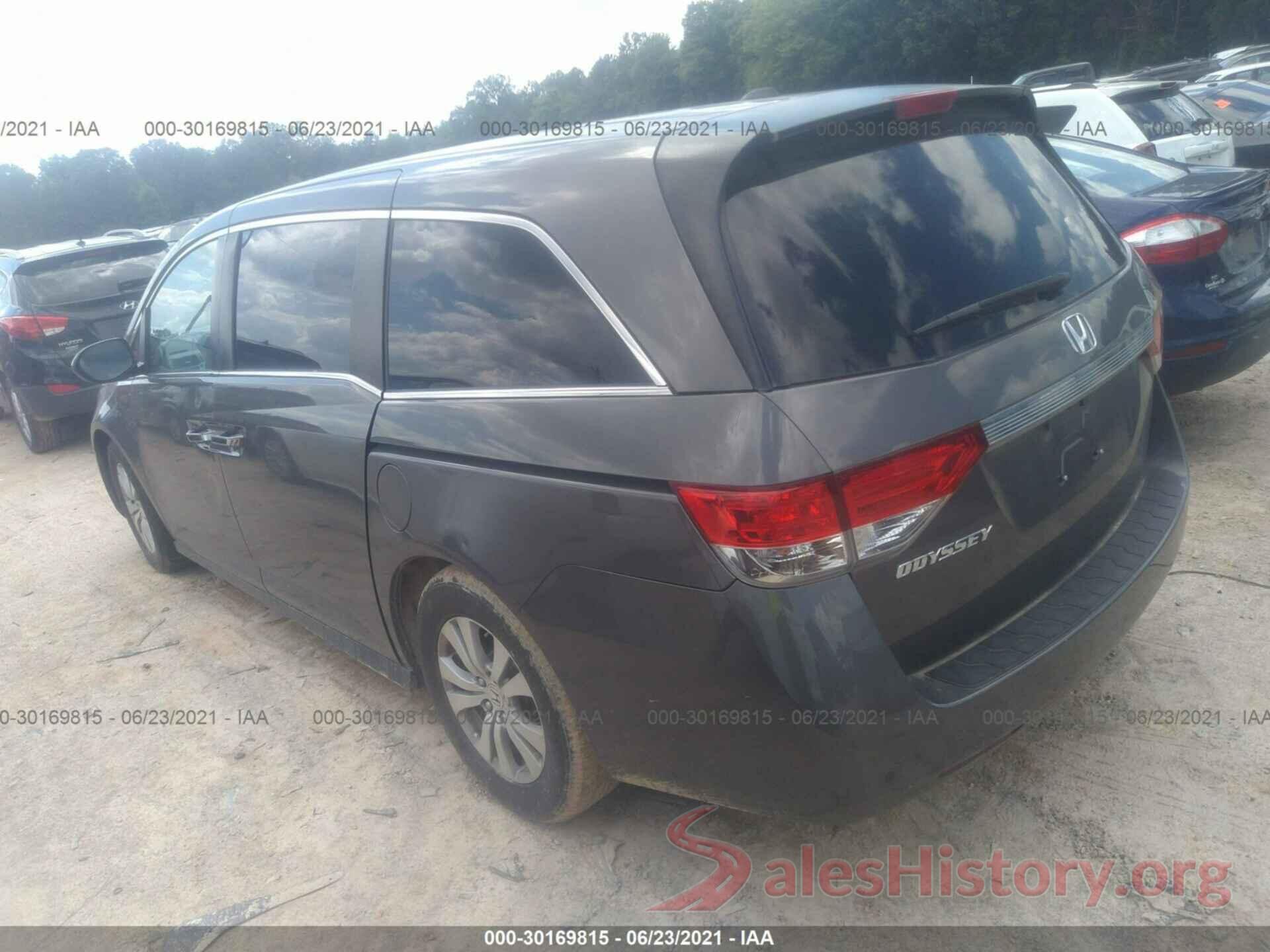 5FNRL5H66GB118179 2016 HONDA ODYSSEY