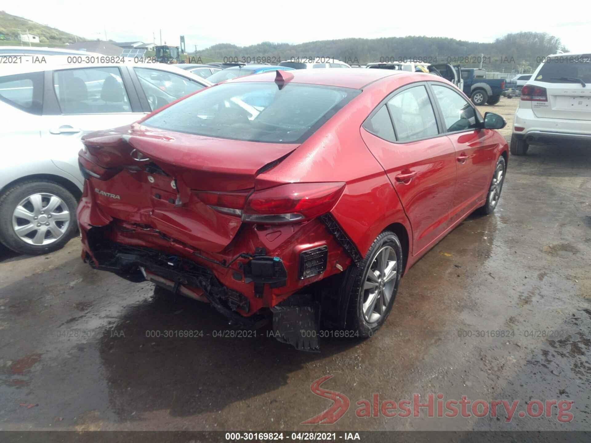 5NPD84LFXJH392958 2018 HYUNDAI ELANTRA