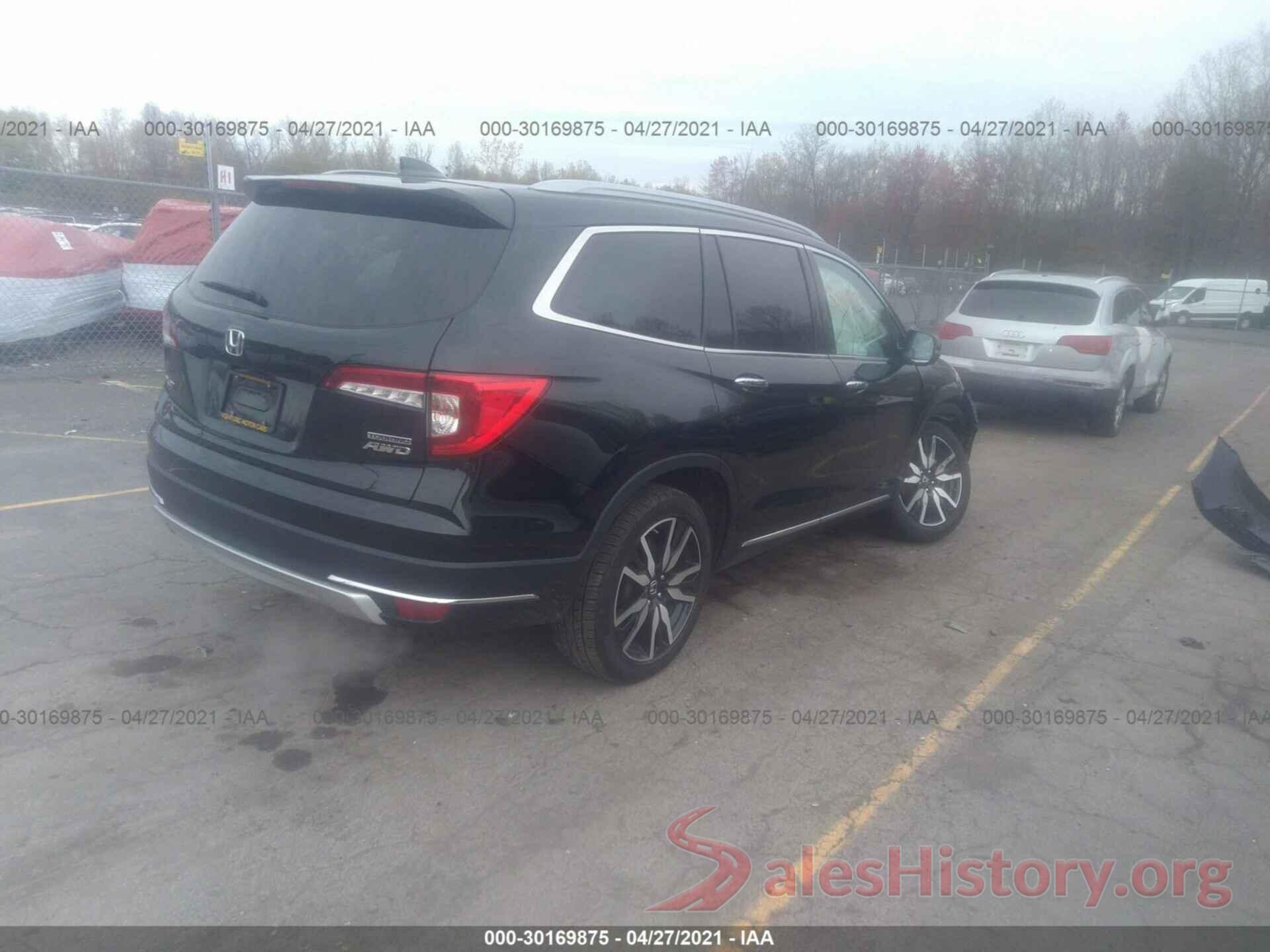 5FNYF6H67KB020425 2019 HONDA PILOT