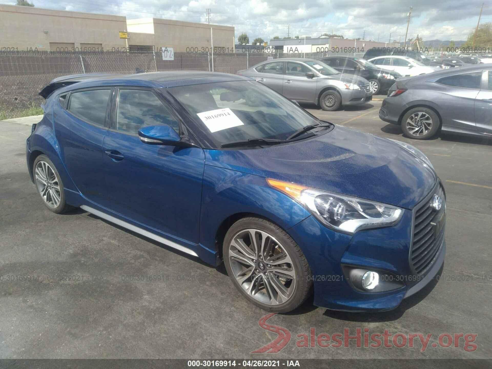 KMHTC6AE7HU313239 2017 HYUNDAI VELOSTER