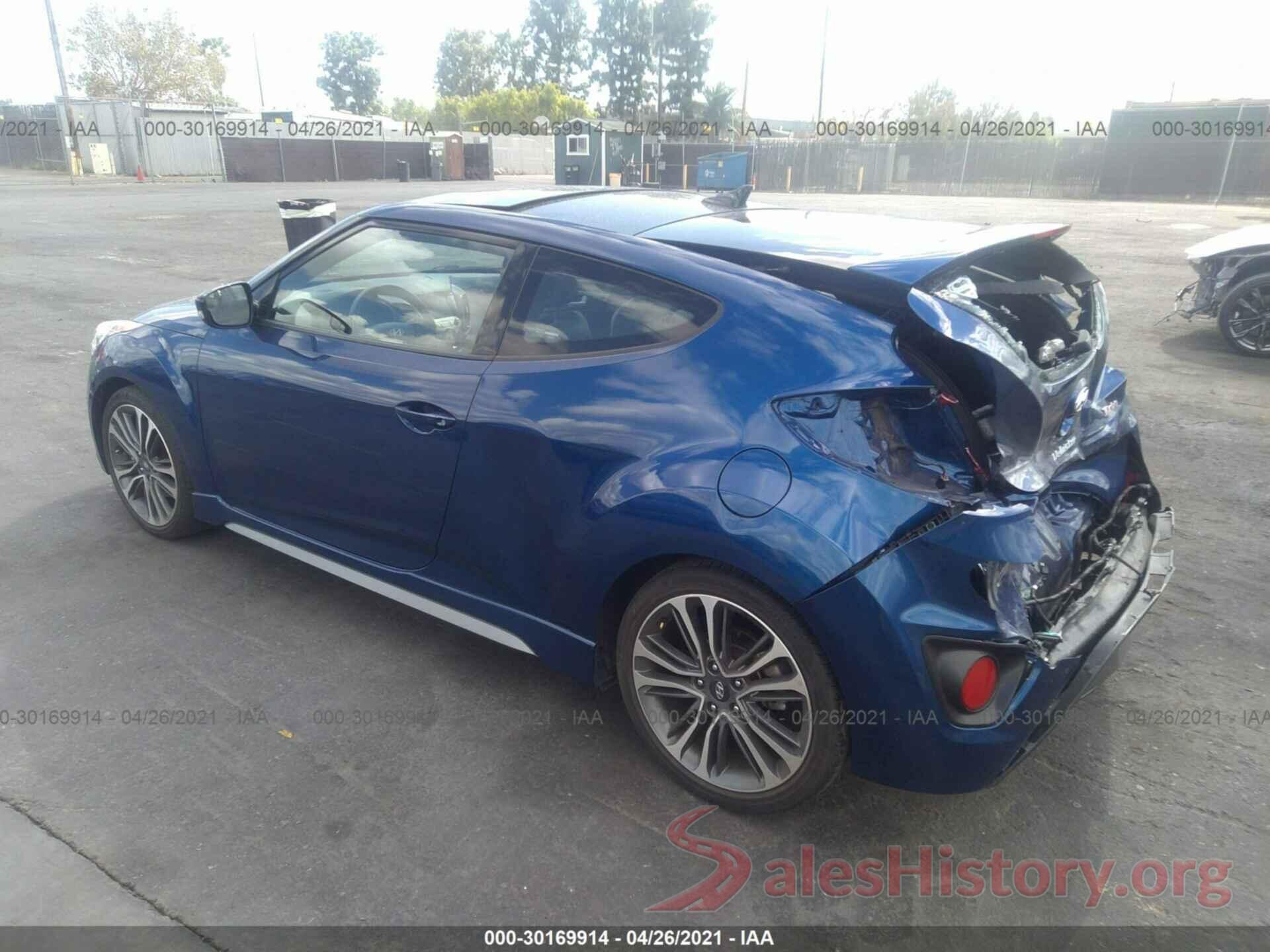 KMHTC6AE7HU313239 2017 HYUNDAI VELOSTER