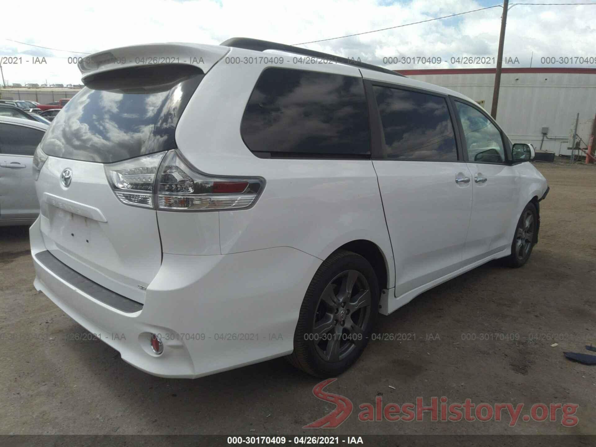 5TDXZ3DC6HS780010 2017 TOYOTA SIENNA