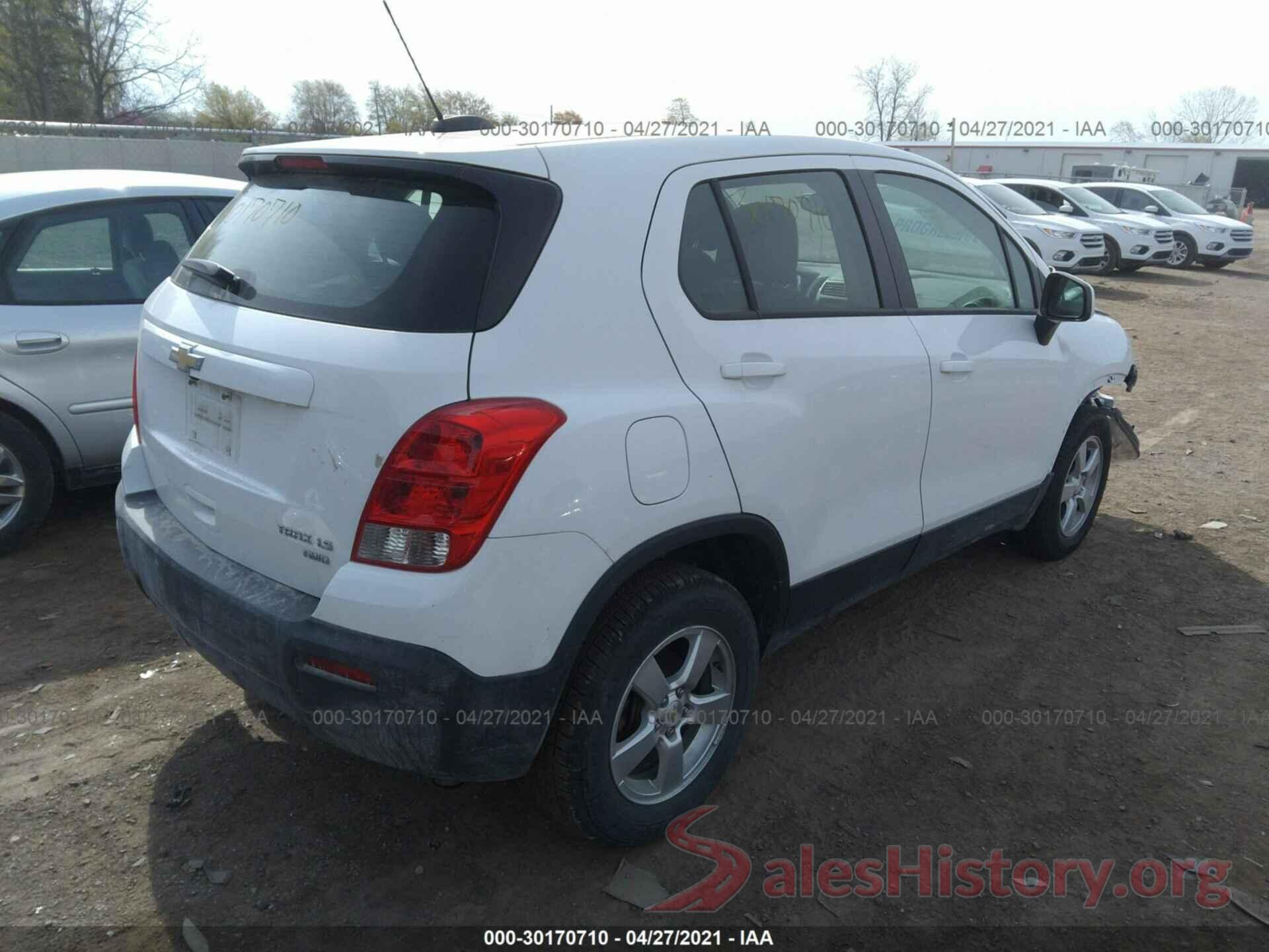 KL7CJNSB5GB663758 2016 CHEVROLET TRAX