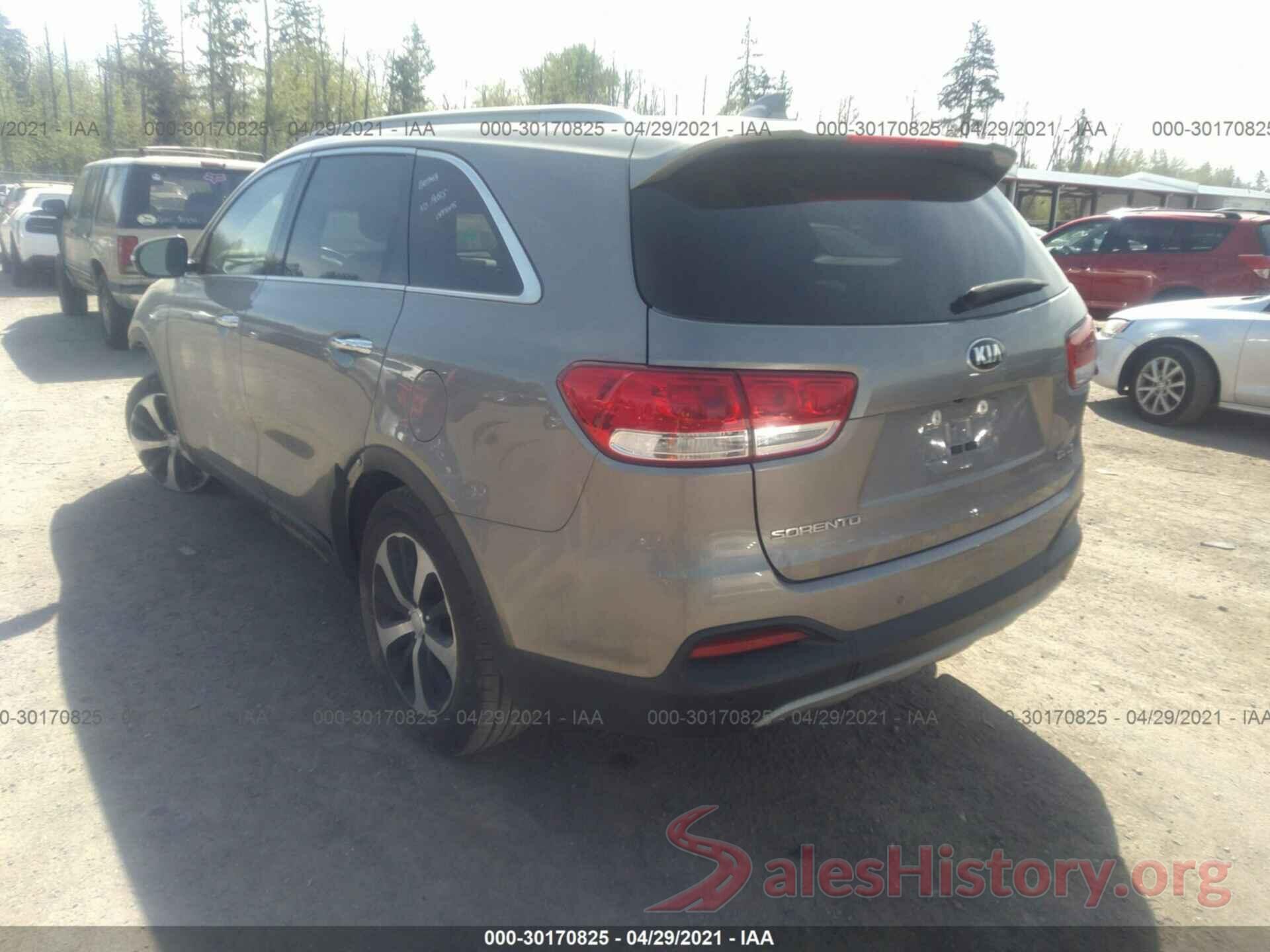 5XYPH4A51GG159543 2016 KIA SORENTO