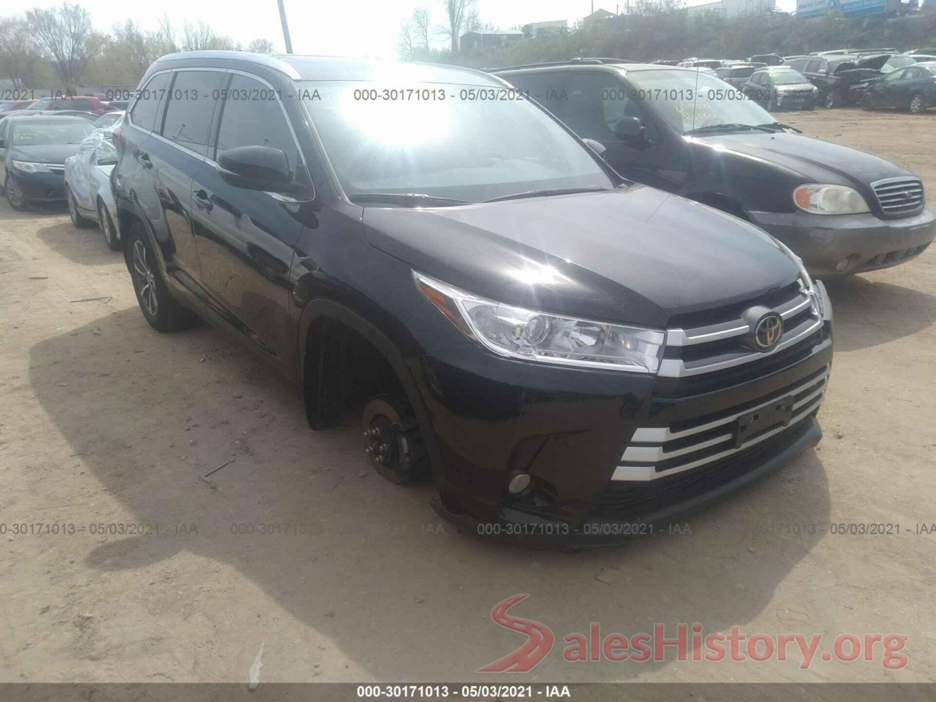 5TDJZRFH9KS999326 2019 TOYOTA HIGHLANDER