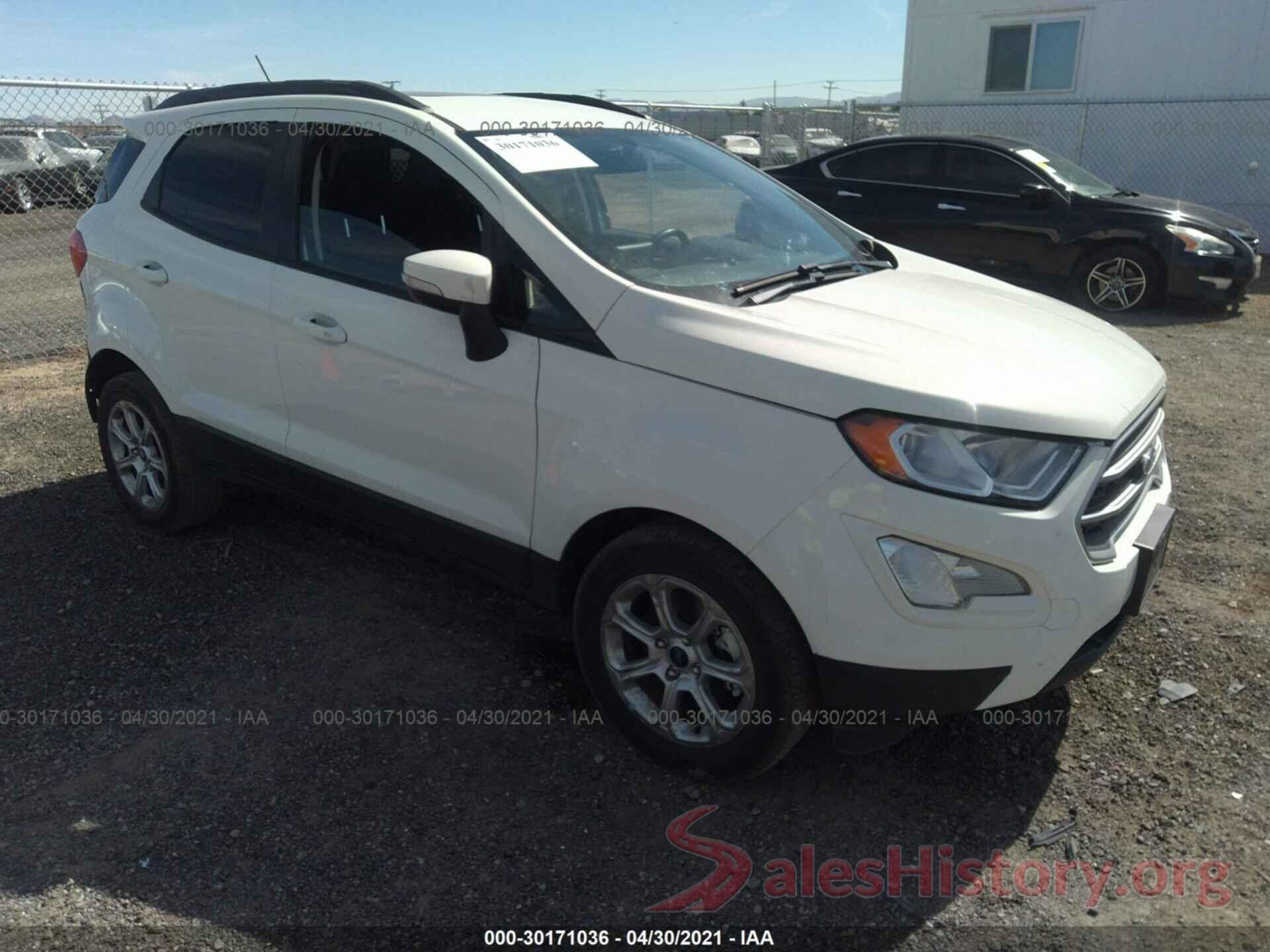 MAJ3S2GE4KC291159 2019 FORD ECOSPORT