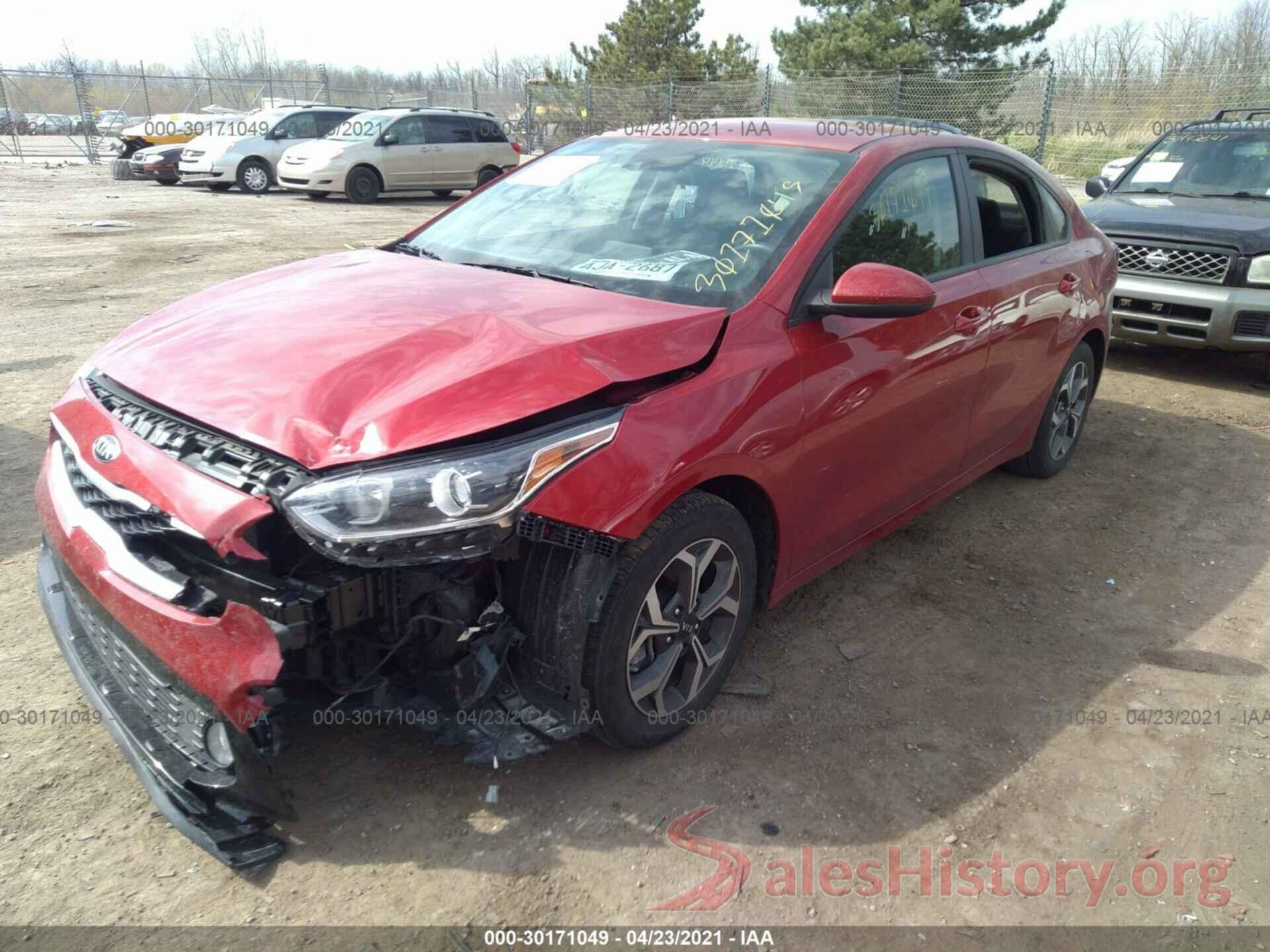 3KPF24AD3KE100150 2019 KIA FORTE