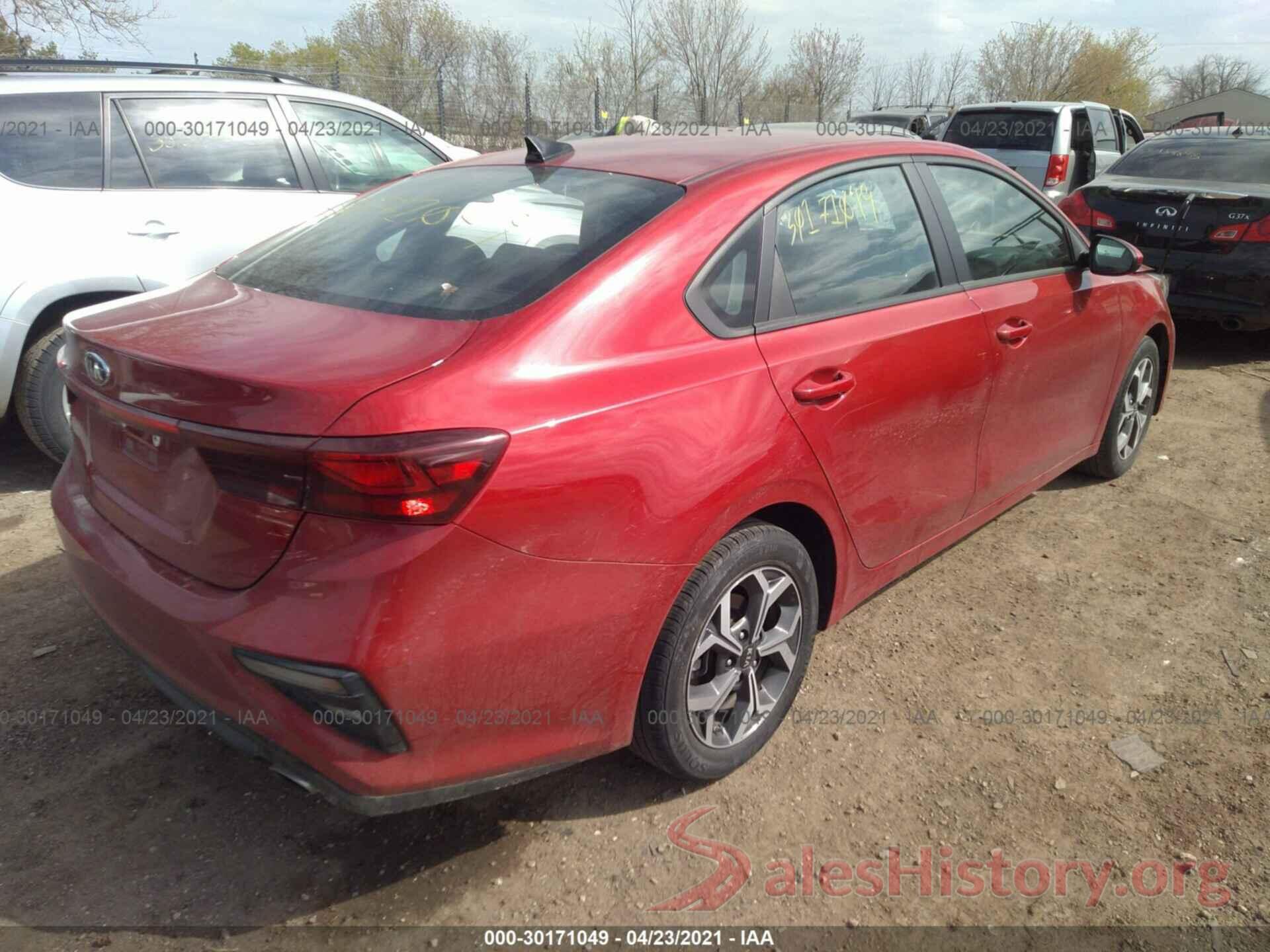 3KPF24AD3KE100150 2019 KIA FORTE