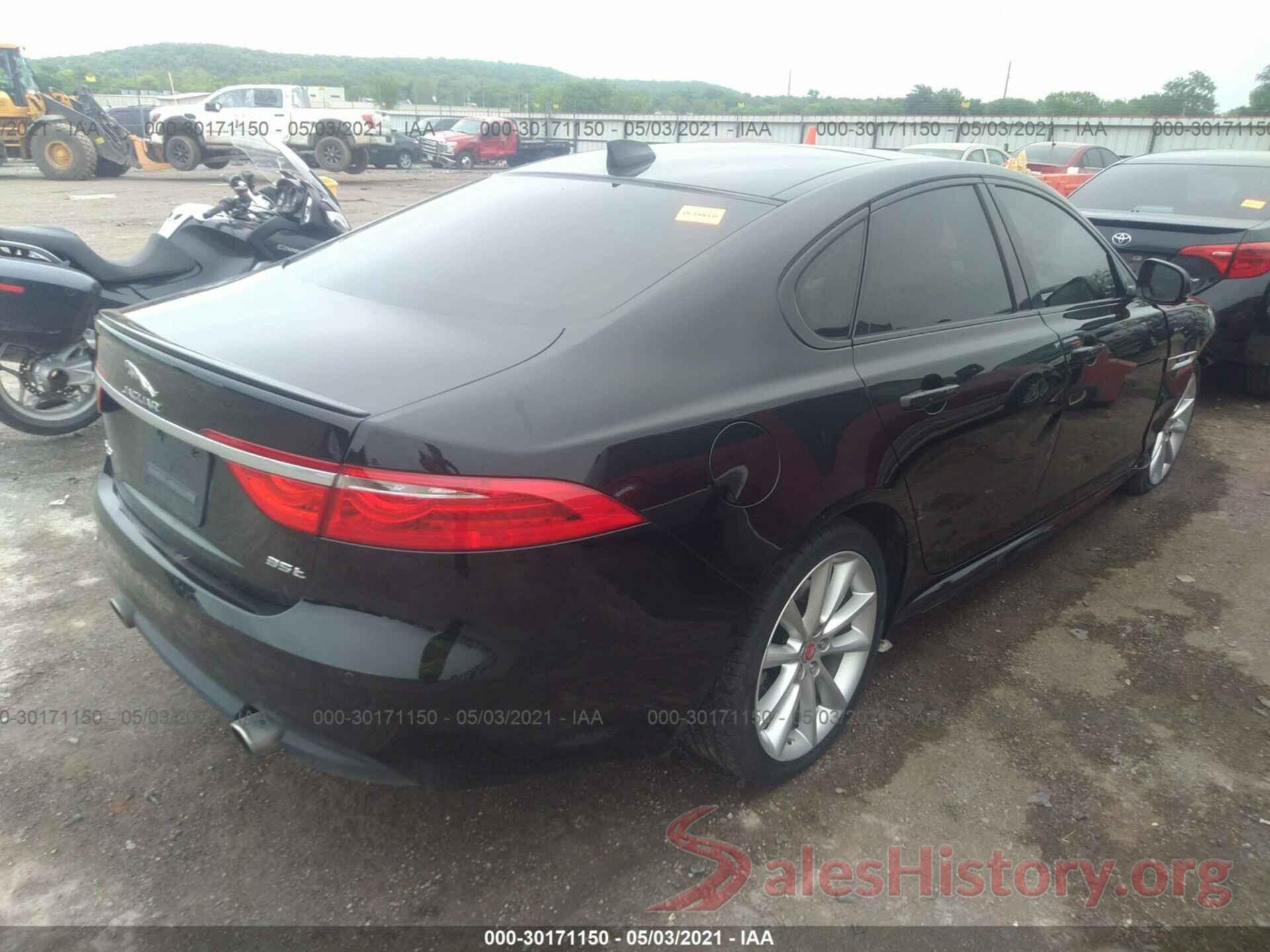 SAJBF4BV0GCY03151 2016 JAGUAR XF