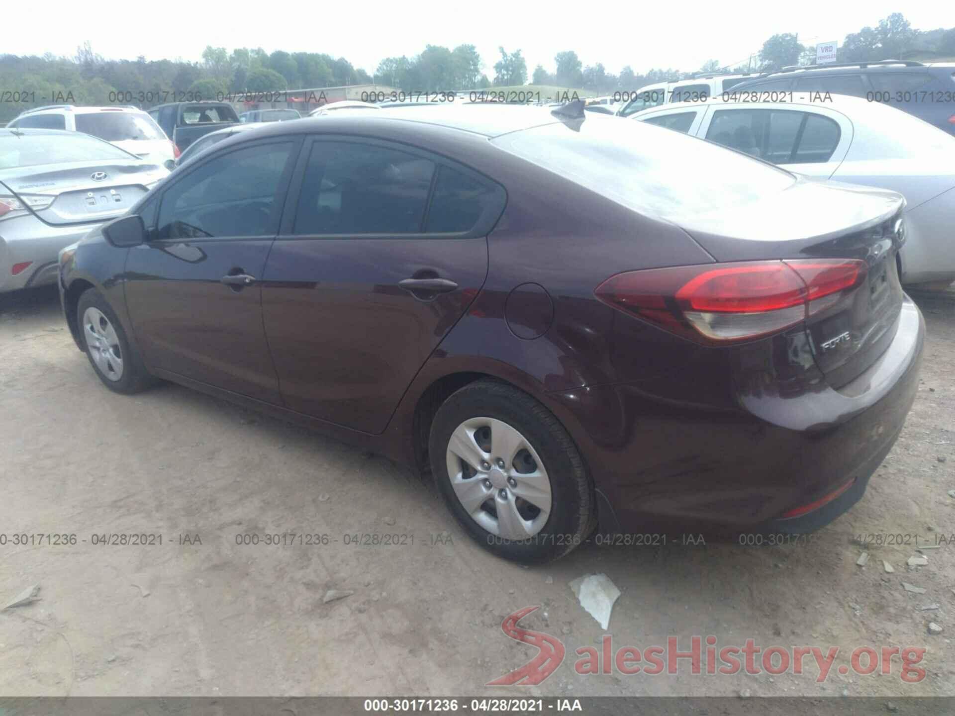 3KPFK4A7XJE198151 2018 KIA FORTE