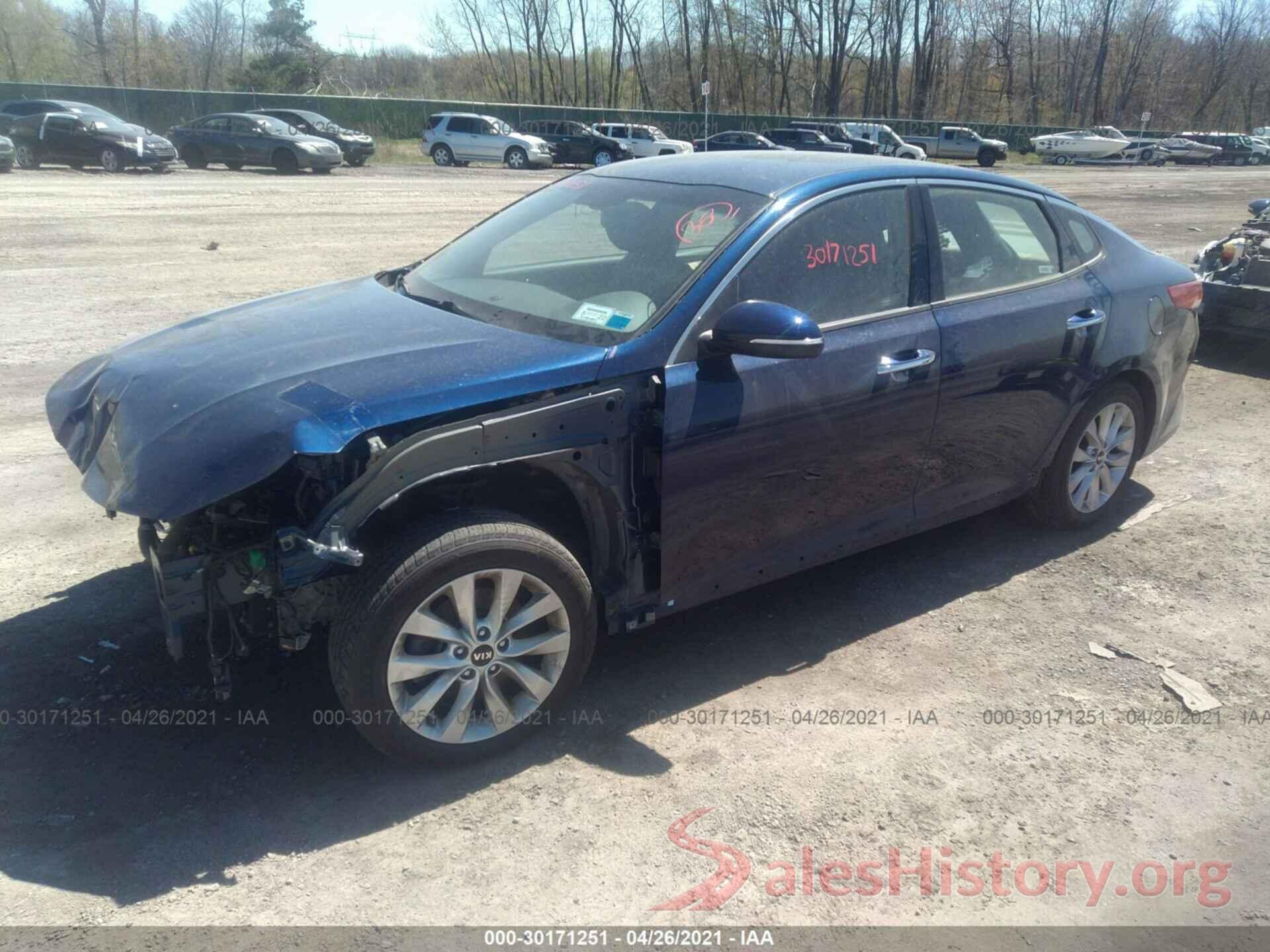 5XXGU4L3XGG049747 2016 KIA OPTIMA