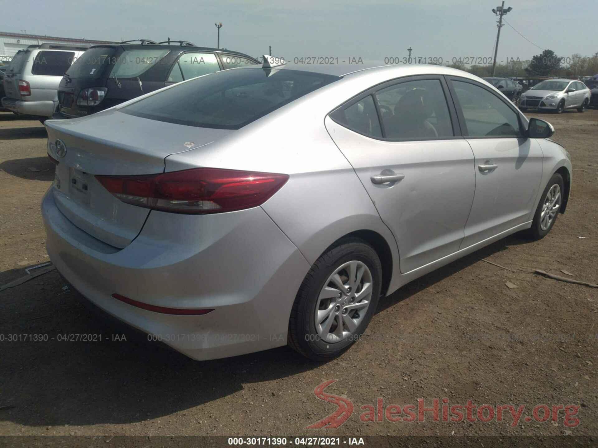 KMHD74LF4HU072775 2017 HYUNDAI ELANTRA