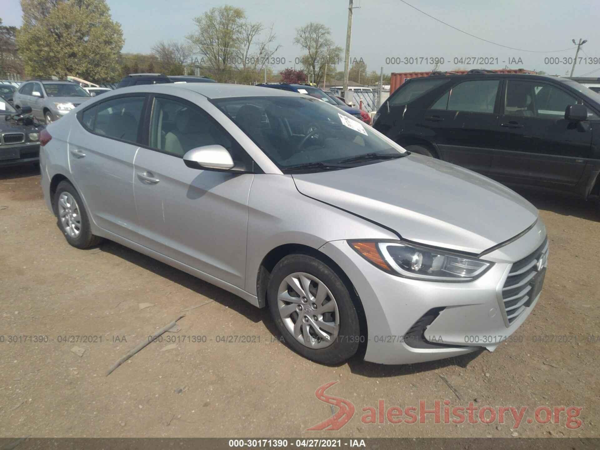 KMHD74LF4HU072775 2017 HYUNDAI ELANTRA