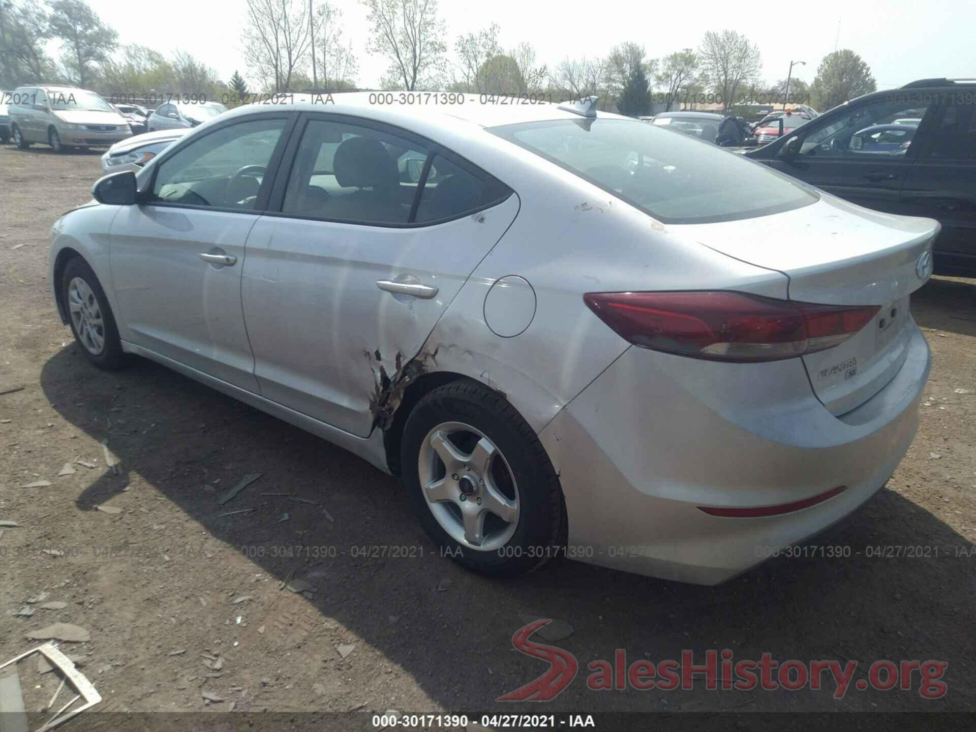 KMHD74LF4HU072775 2017 HYUNDAI ELANTRA