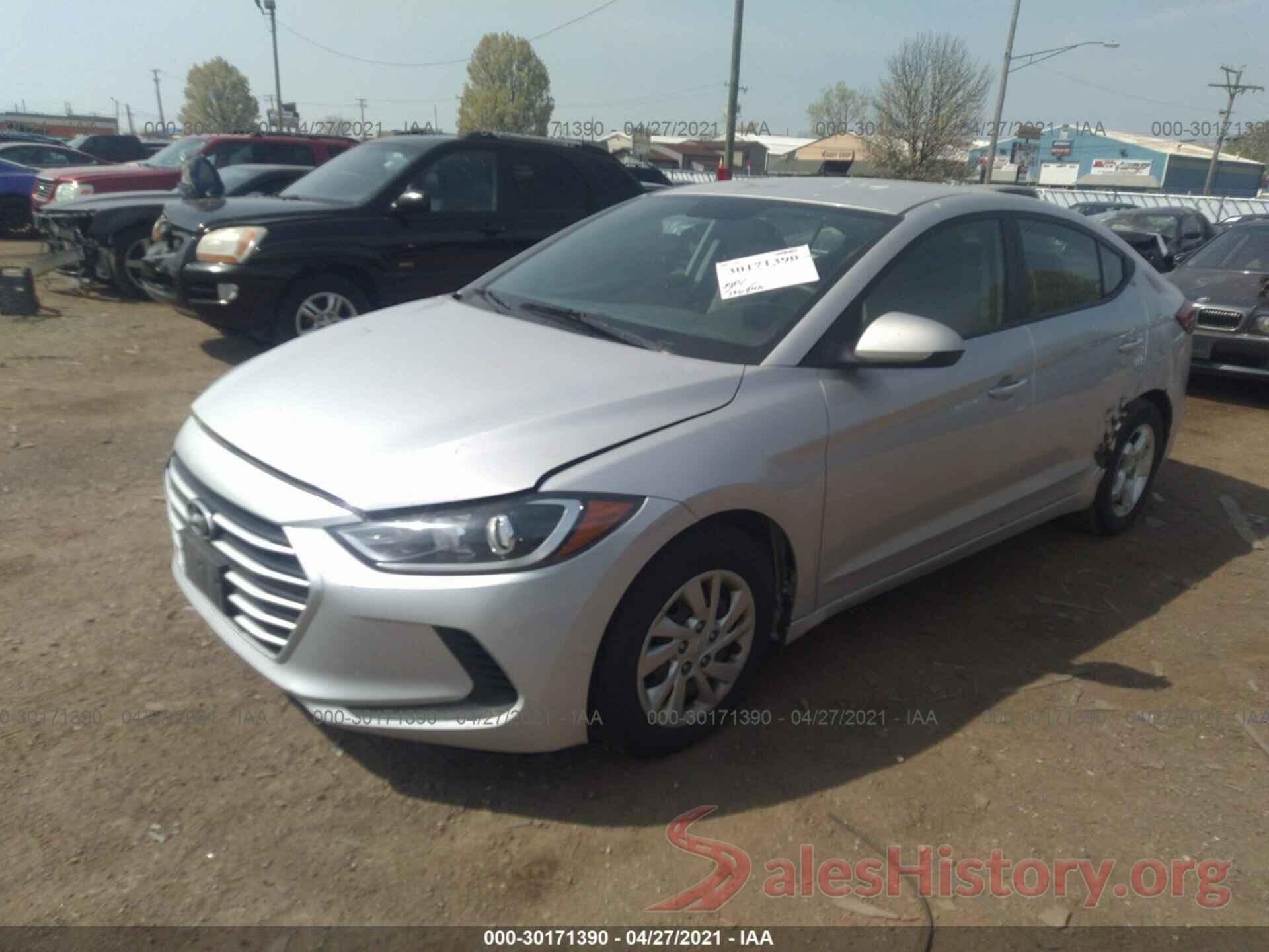 KMHD74LF4HU072775 2017 HYUNDAI ELANTRA