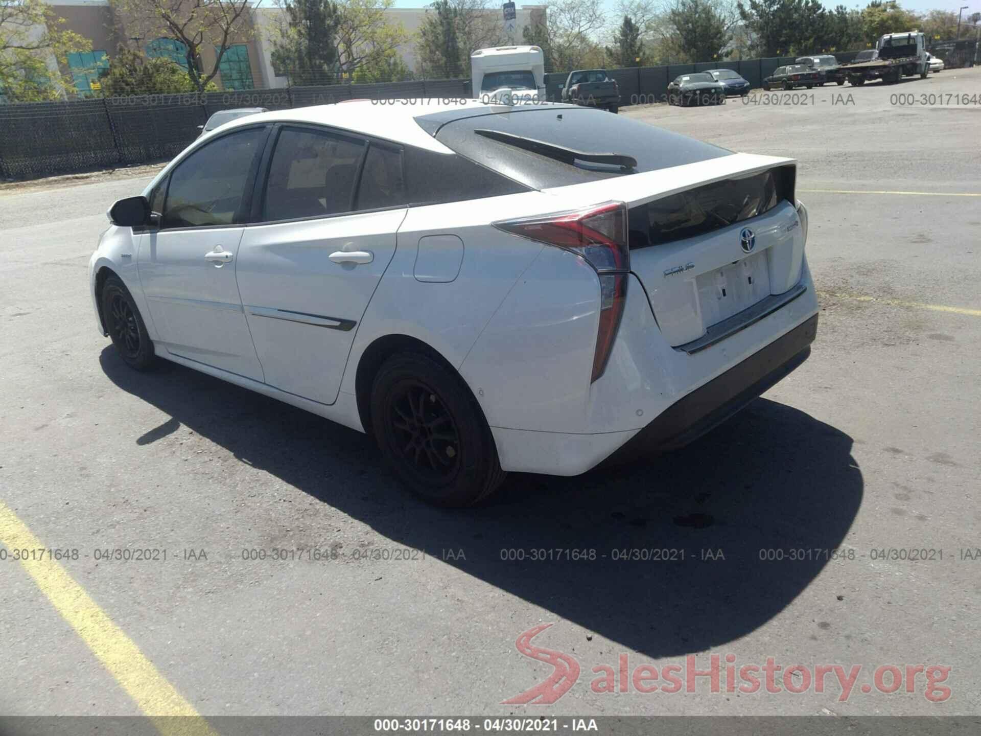 JTDKBRFU4H3044305 2017 TOYOTA PRIUS