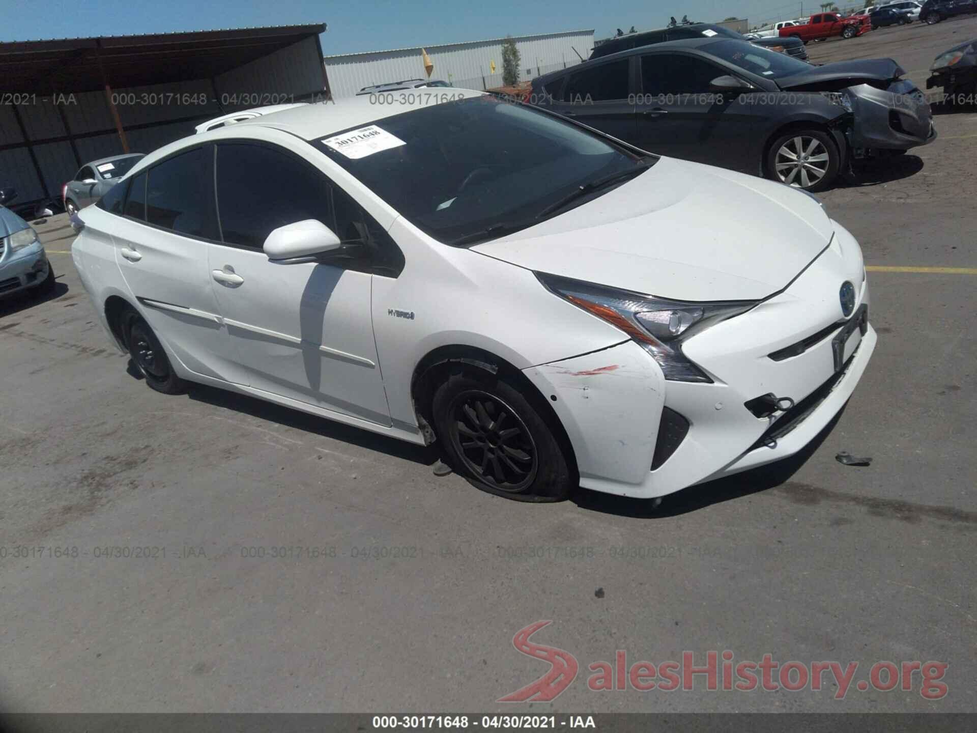 JTDKBRFU4H3044305 2017 TOYOTA PRIUS