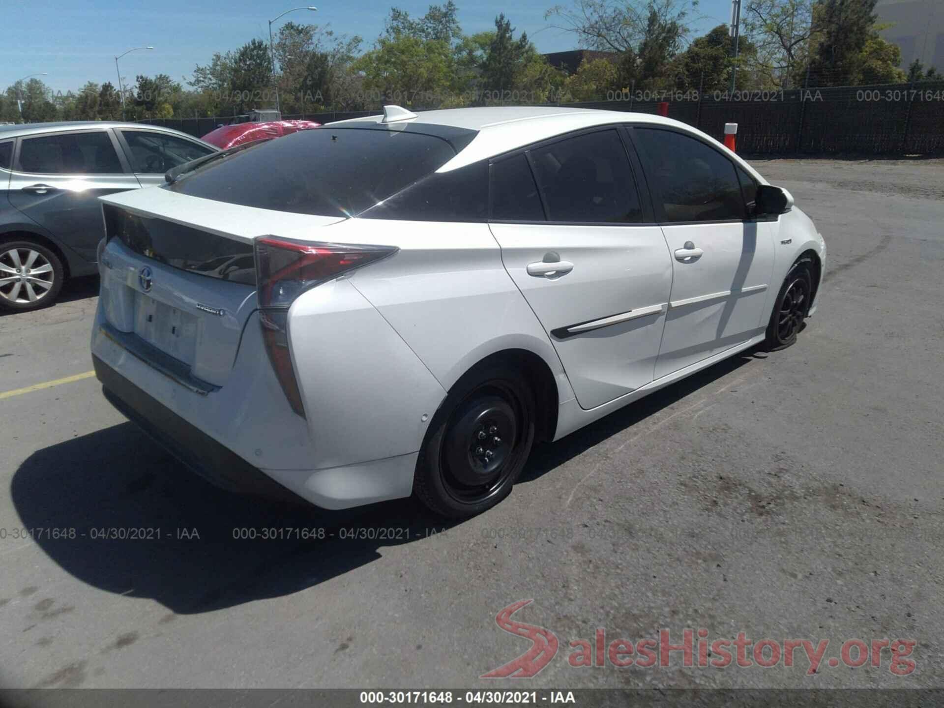 JTDKBRFU4H3044305 2017 TOYOTA PRIUS