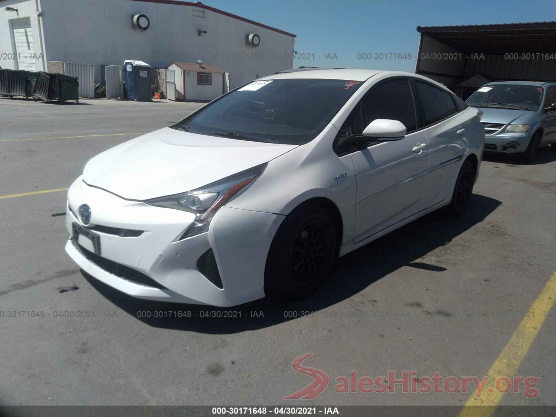 JTDKBRFU4H3044305 2017 TOYOTA PRIUS