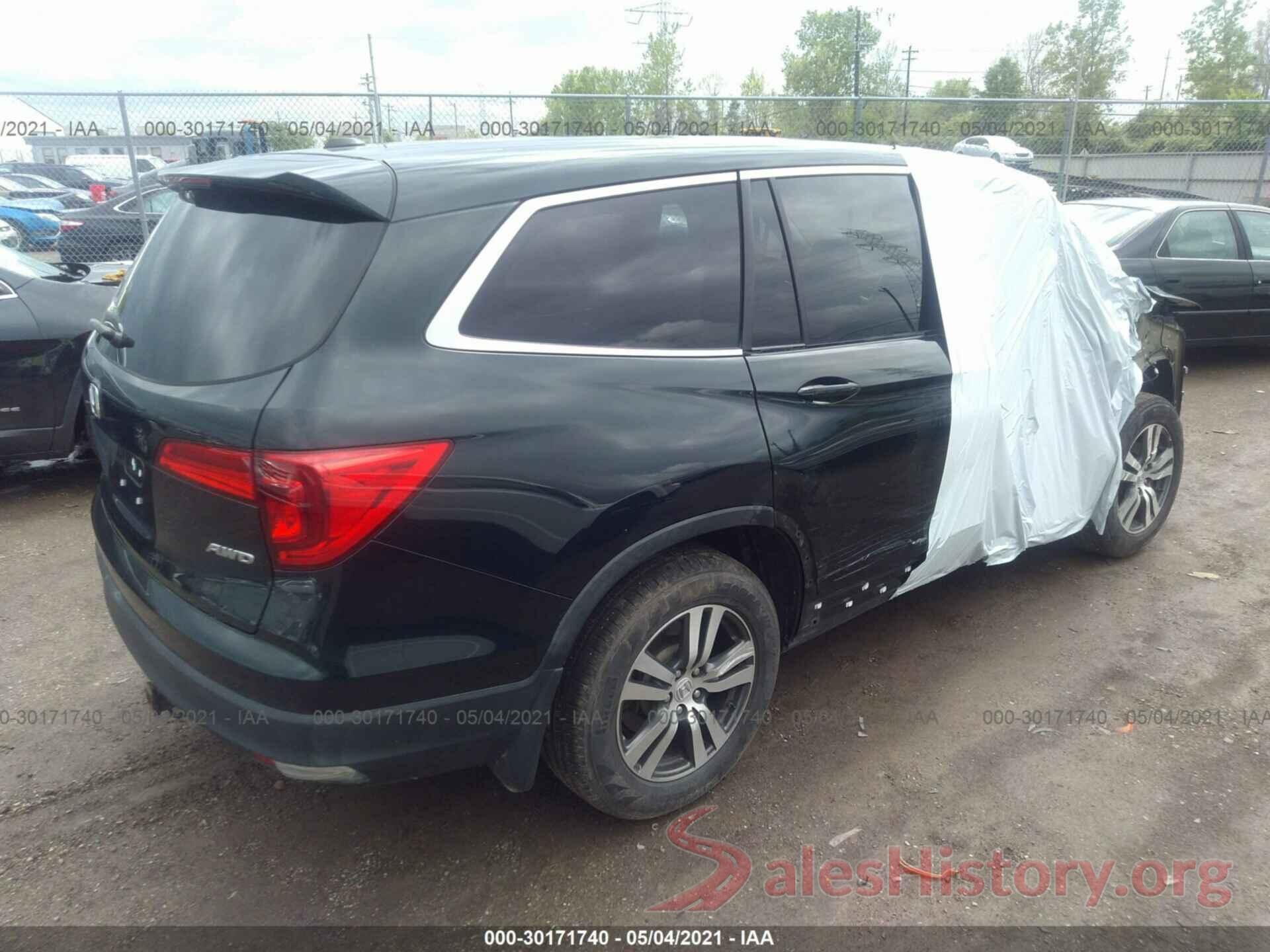 5FNYF6H43GB054089 2016 HONDA PILOT