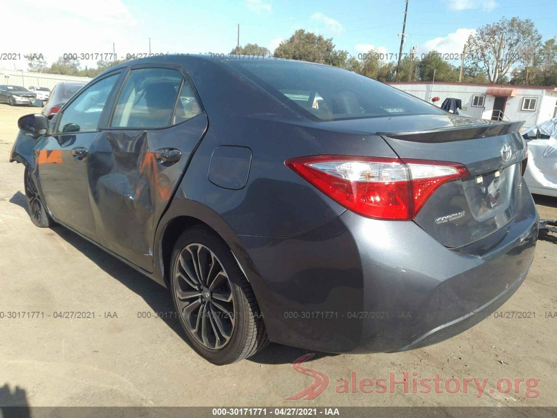 5YFBURHE0GP466481 2016 TOYOTA COROLLA